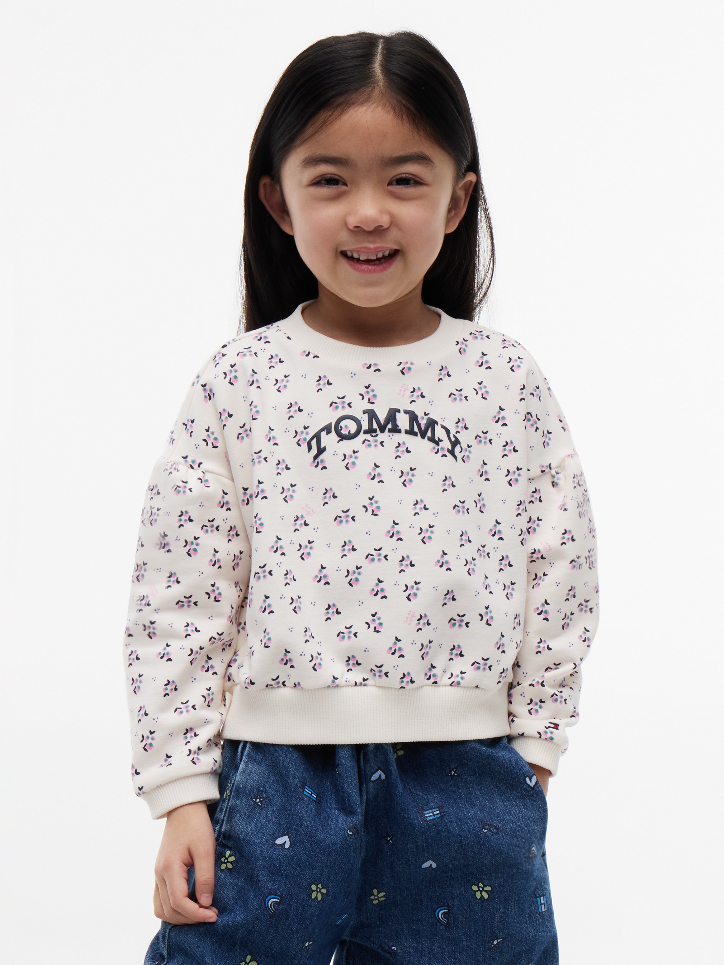 Image of Tommy Hilfiger Sweatshirt, Rundhalsausschnitt, Regular Fit, für Kinder