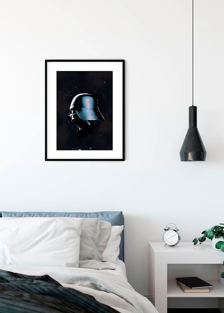 Komar Bild »Star Wars Classic Helmets Vader«, Star Wars, (1 St.), Wandbild zur Dekoration im Kinderzimmer - ohne Rahmen