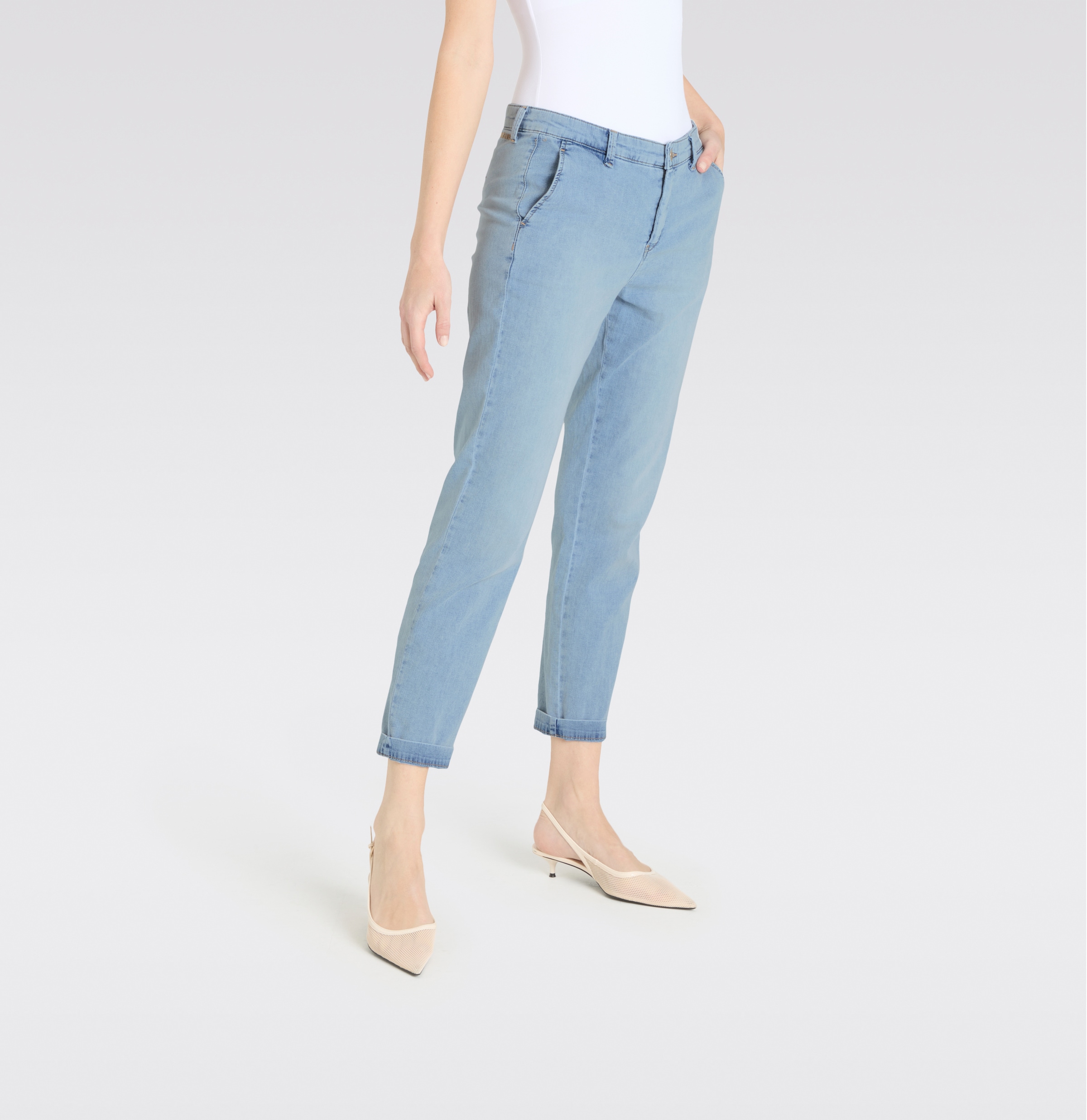MAC Slim-fit-Jeans »CHINO turn up« im Five-Pocket Style