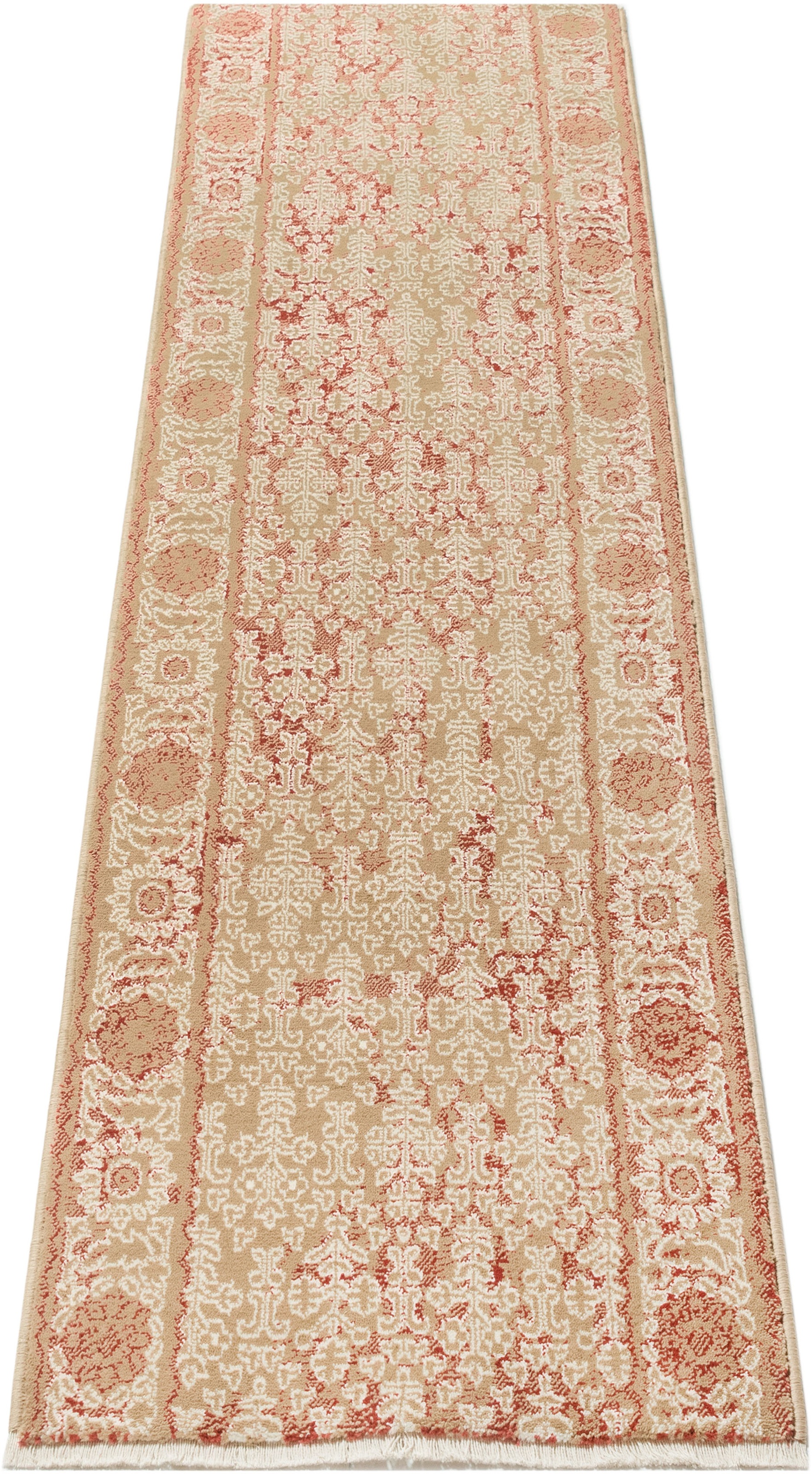 Image of DELAVITA Läufer »Etienne«, rechteckig, 10 mm Höhe, Teppich-Läufer, Teppichläufer, Orient-Optik, mit Bordüre, Kurzflor, Weich, Pflegeleicht, Elegant, idealer Teppich für Wohnzimmer, Schlafzimmer, Diele/Flur bei Ackermann Versand Schweiz