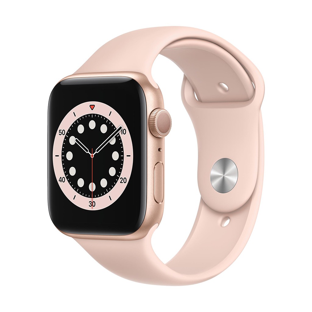 Image of Apple Smartwatch »Serie 6, GPS, 44 mm Aluminium-Gehäuse mit Sportarmband«, (Watch OS M00E3FD/A) bei Ackermann Versand Schweiz