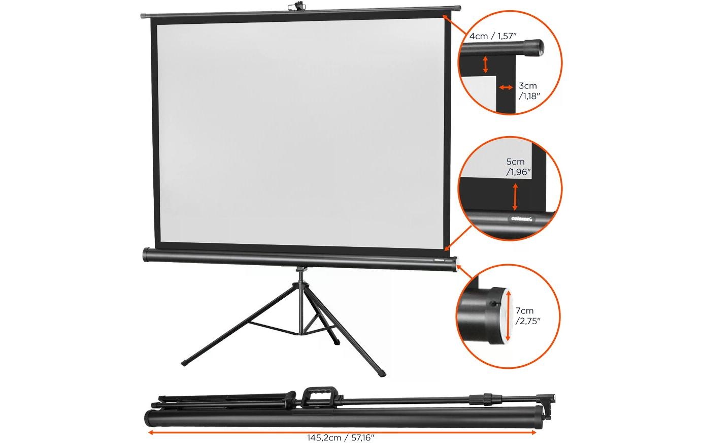 Celexon Stativleinwand »Eco 133 x 100 cm«