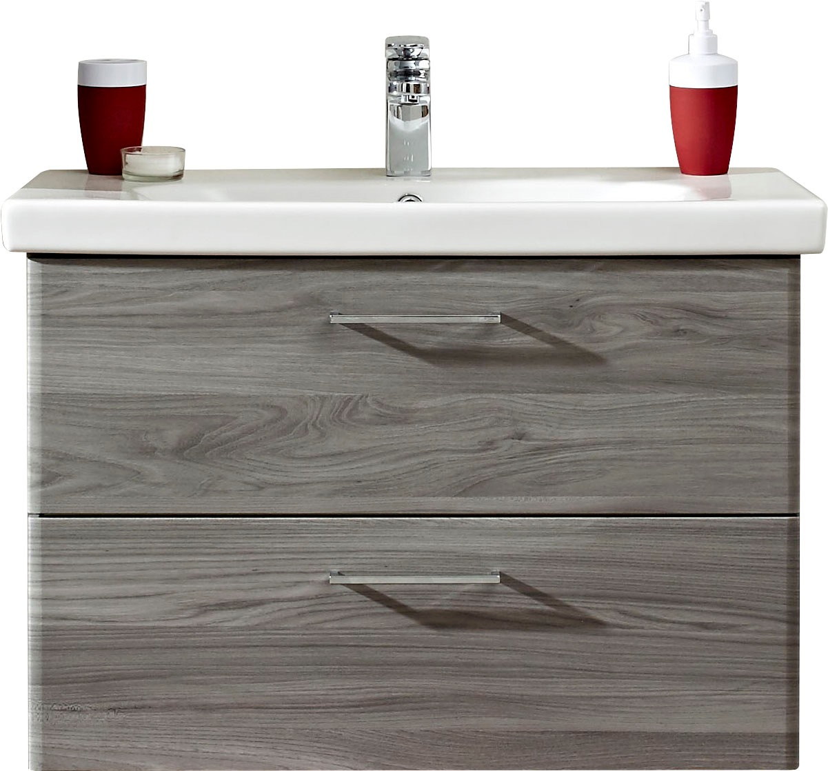 Image of Saphir Badmöbel-Set "Quickset 916 Keramik-Waschtisch und Unterschrank Set, 82 cm breit" 1 Stk. tlg.