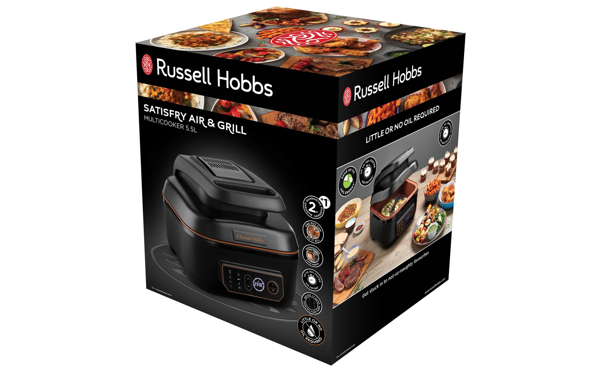 RUSSELL HOBBS Heissluftfritteuse »SatisFry Air und Grill Multikocher«, 1745 W