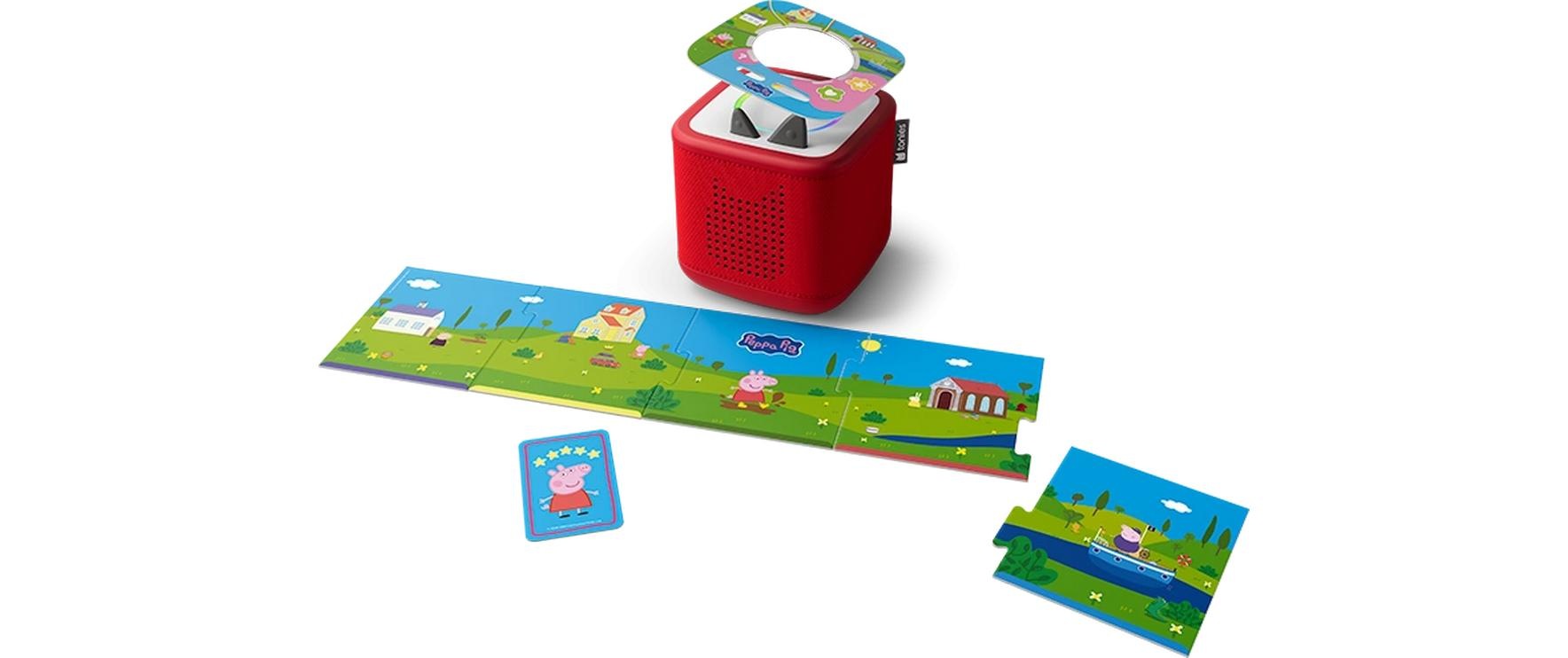 tonies Personnage de feuilleton audio »Tonieplay Peppa Pig: Ein Spieltag mit Peppa (Tonieplay Game M)«