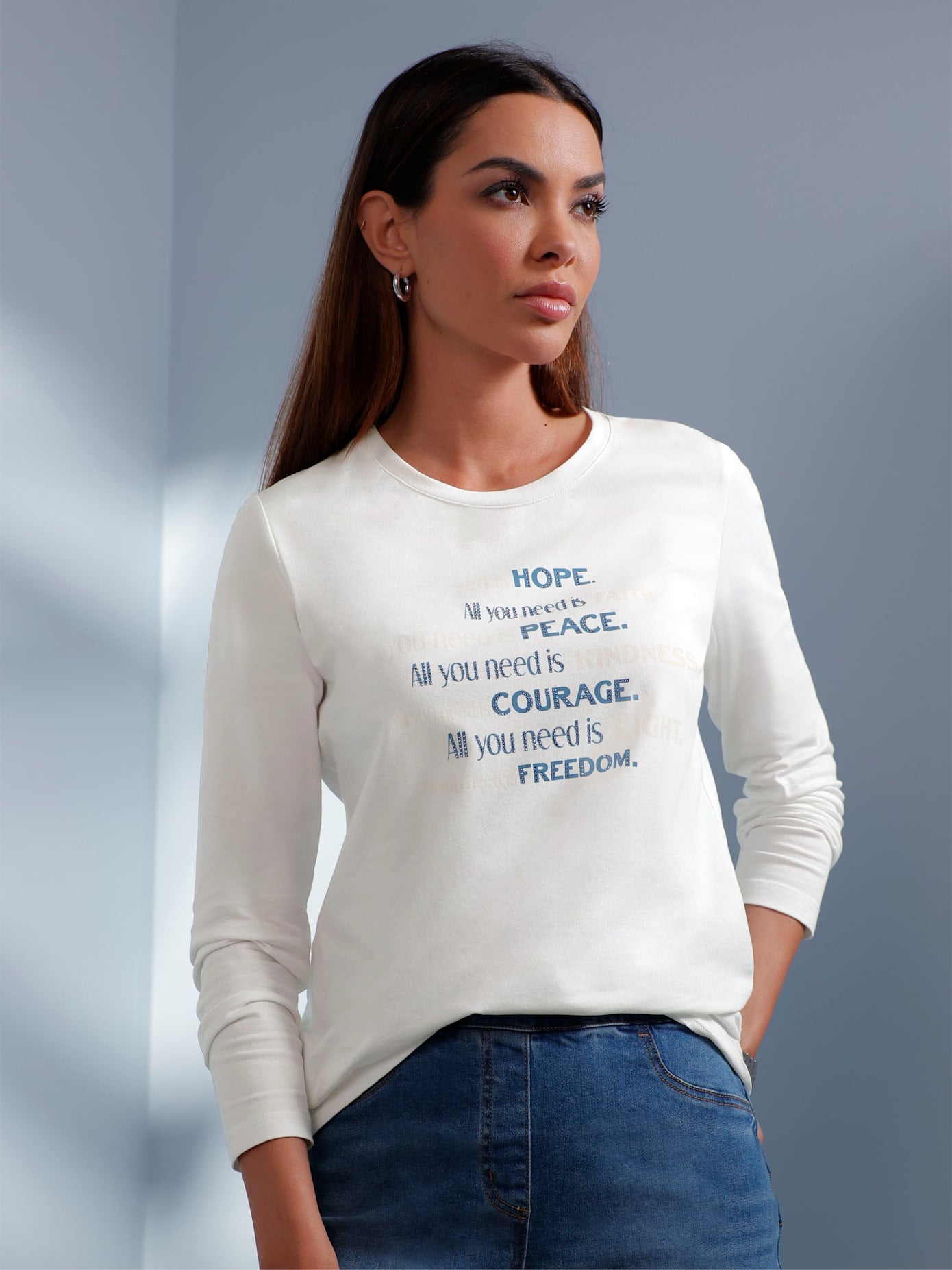 Image of heine Rundhalsshirt "Shirt" 1