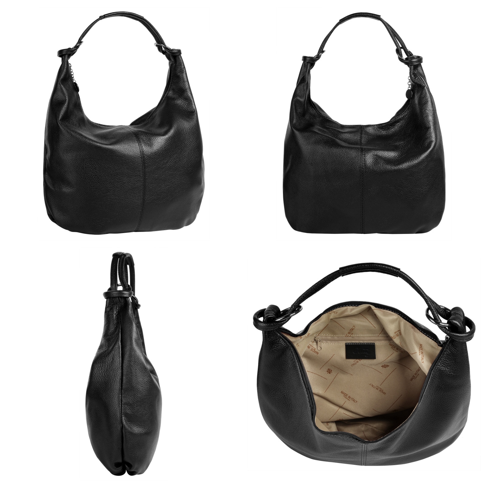 Cluty Shopper, echt Leder, Made in Italy