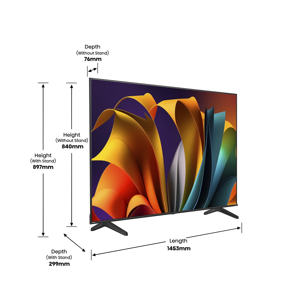 Hisense LED-Fernseher »65A6N«, UHD