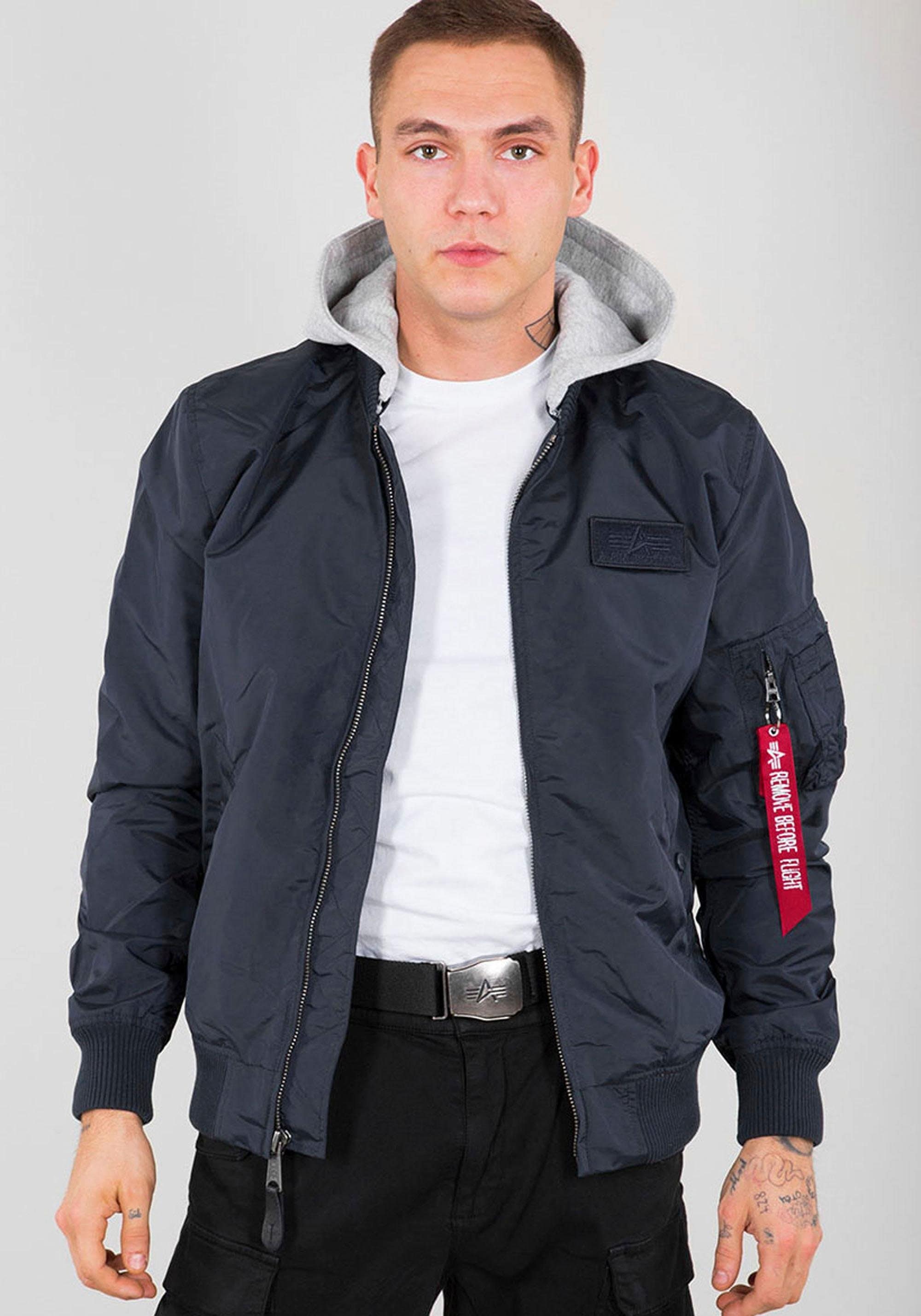 Alpha Industries Bomberjacke »MA-1 TT HOOD«, mit Kapuze