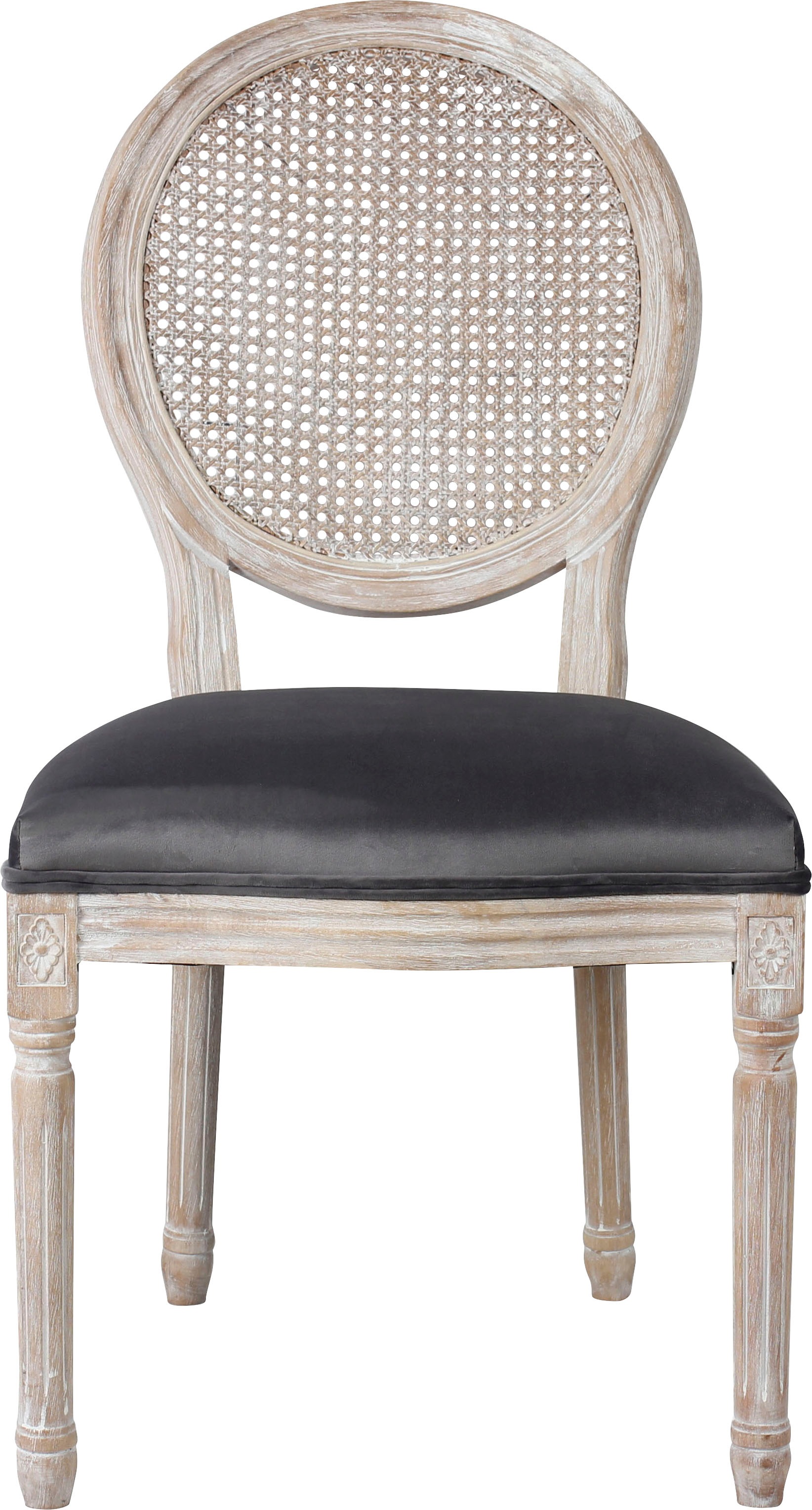 Image of Timbers Esszimmerstuhl »Lily Pond«, (Set), Luxus-Microfaser, In 2 Farben, Teilmassiv, 2er-Set bei Ackermann Versand Schweiz