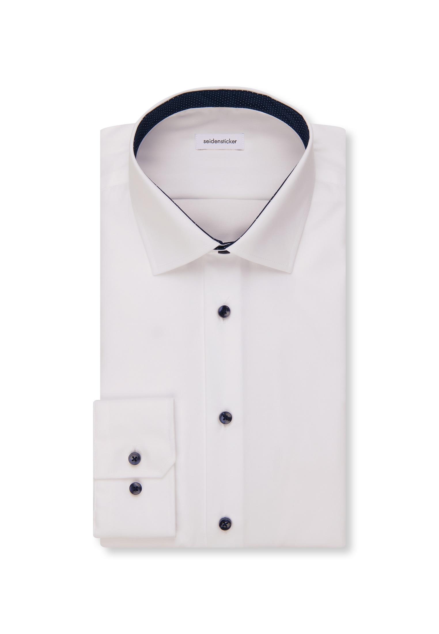 seidensticker Businesshemd »Schwarze Rose« Shaped 1/1 Kentkragen Uni