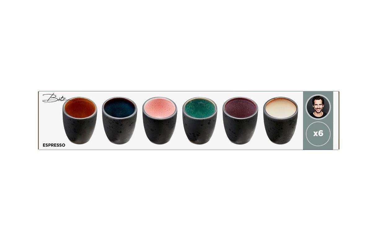 Bitz Espressotasse »Wood 100 ml, 6 Stück«, (6 tlg.)