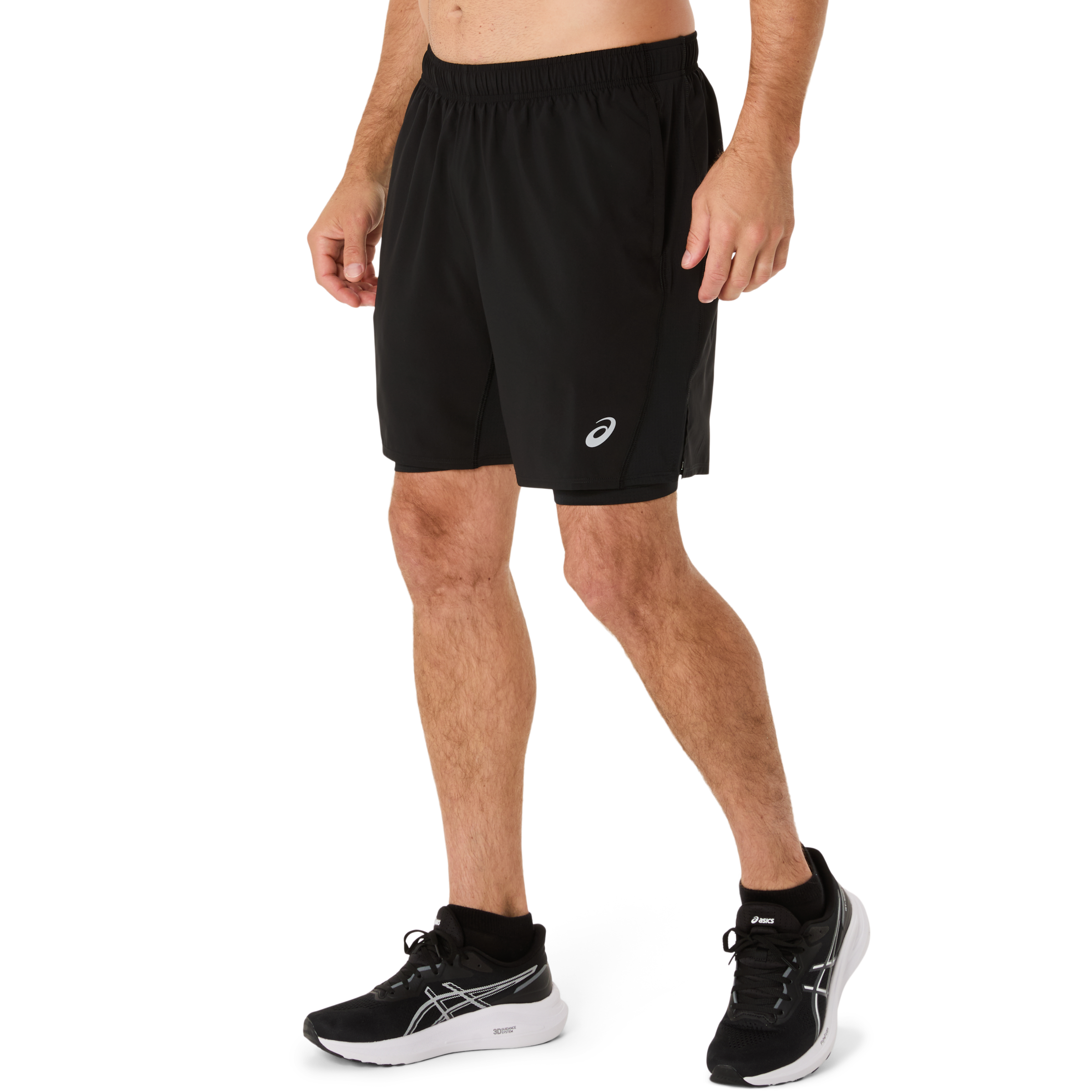 Image of Asics Laufshorts "ASICS CORE 2-N-1 7IN SHORT" für sportliche Aktivitäten, mit Seitentaschen