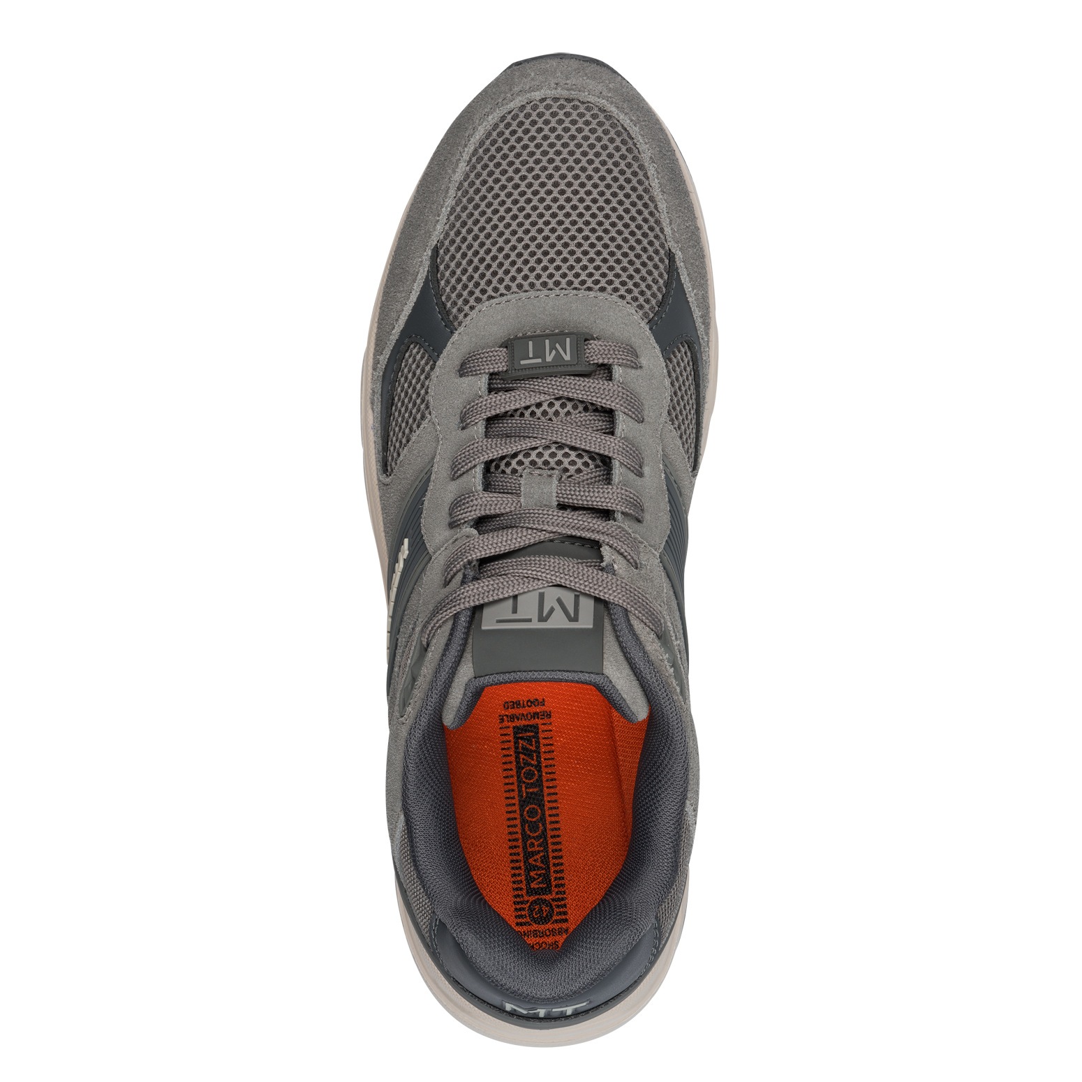 MARCO TOZZI Sneaker  Freizeitschuh, Halbschuh, Schnürschuh mit MT-Logo