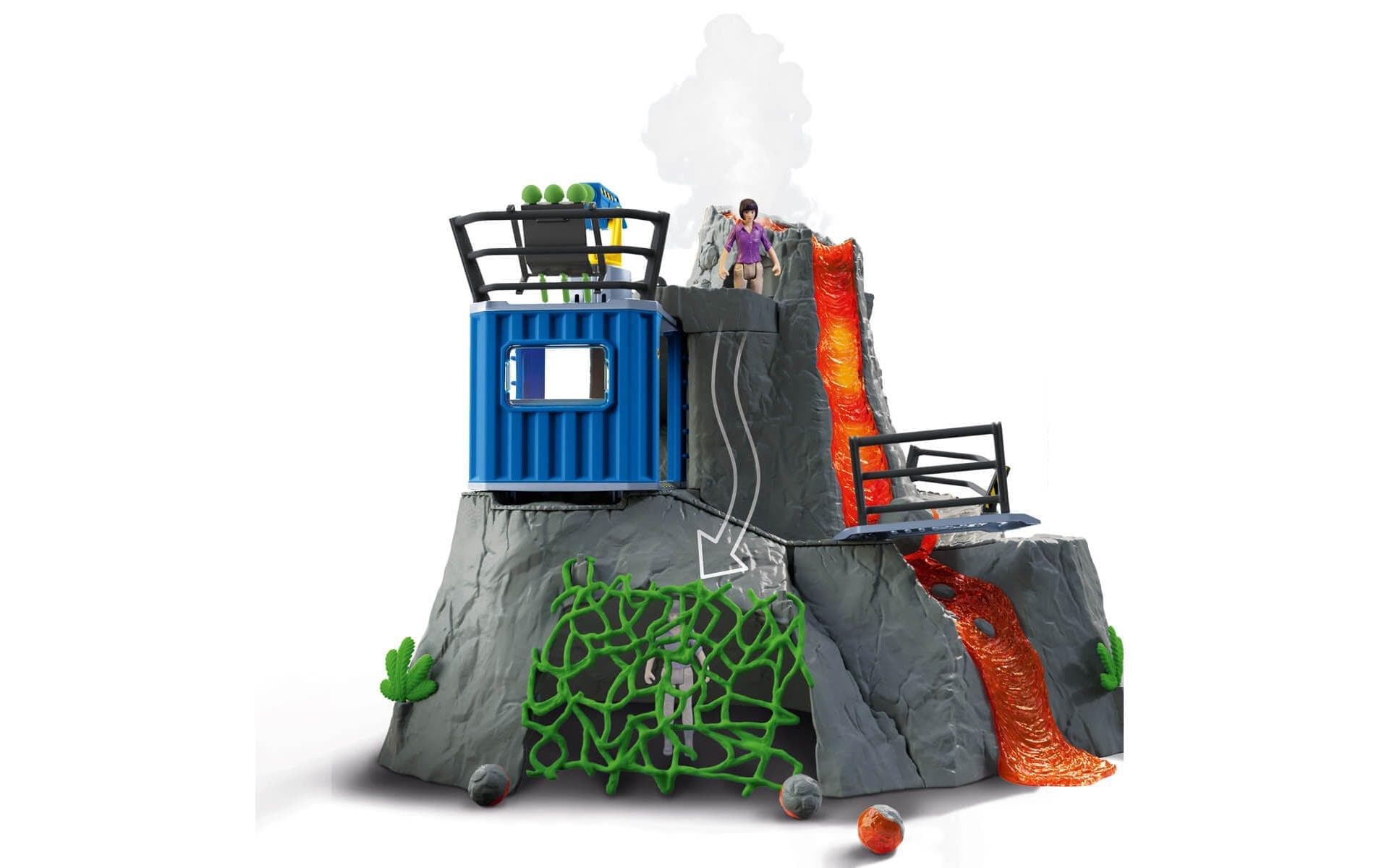 Schleich® Monde de jeu »Figurenset Grosse Vulkan Expedition« Dinosaurier Spielzeug-Set