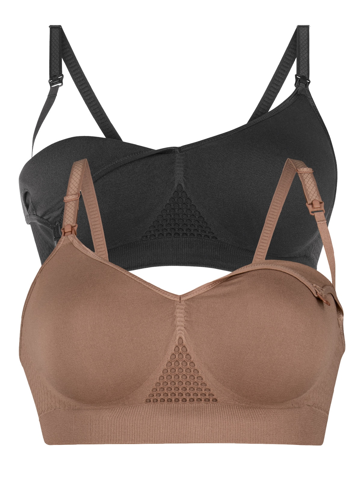 Image of Anita Maternity Still-BH "Seamless" Packung, 2er-Pack, herausnehmbare Cups, doppellagig, extra Halt, bequem, weich, bügellos