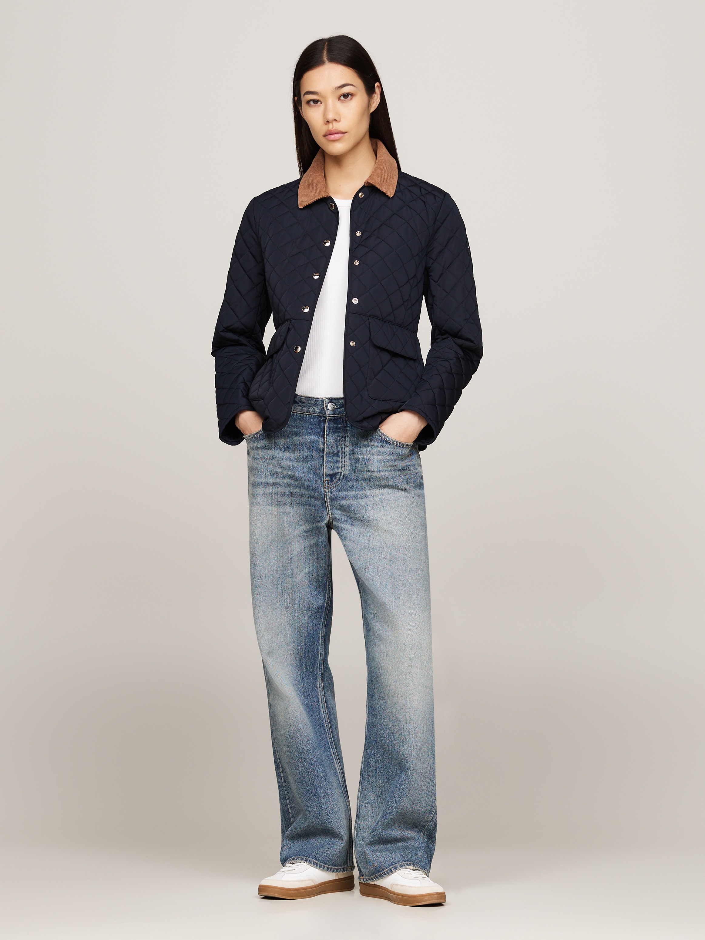 Tommy Hilfiger Steppjacke, mit Logoprägung