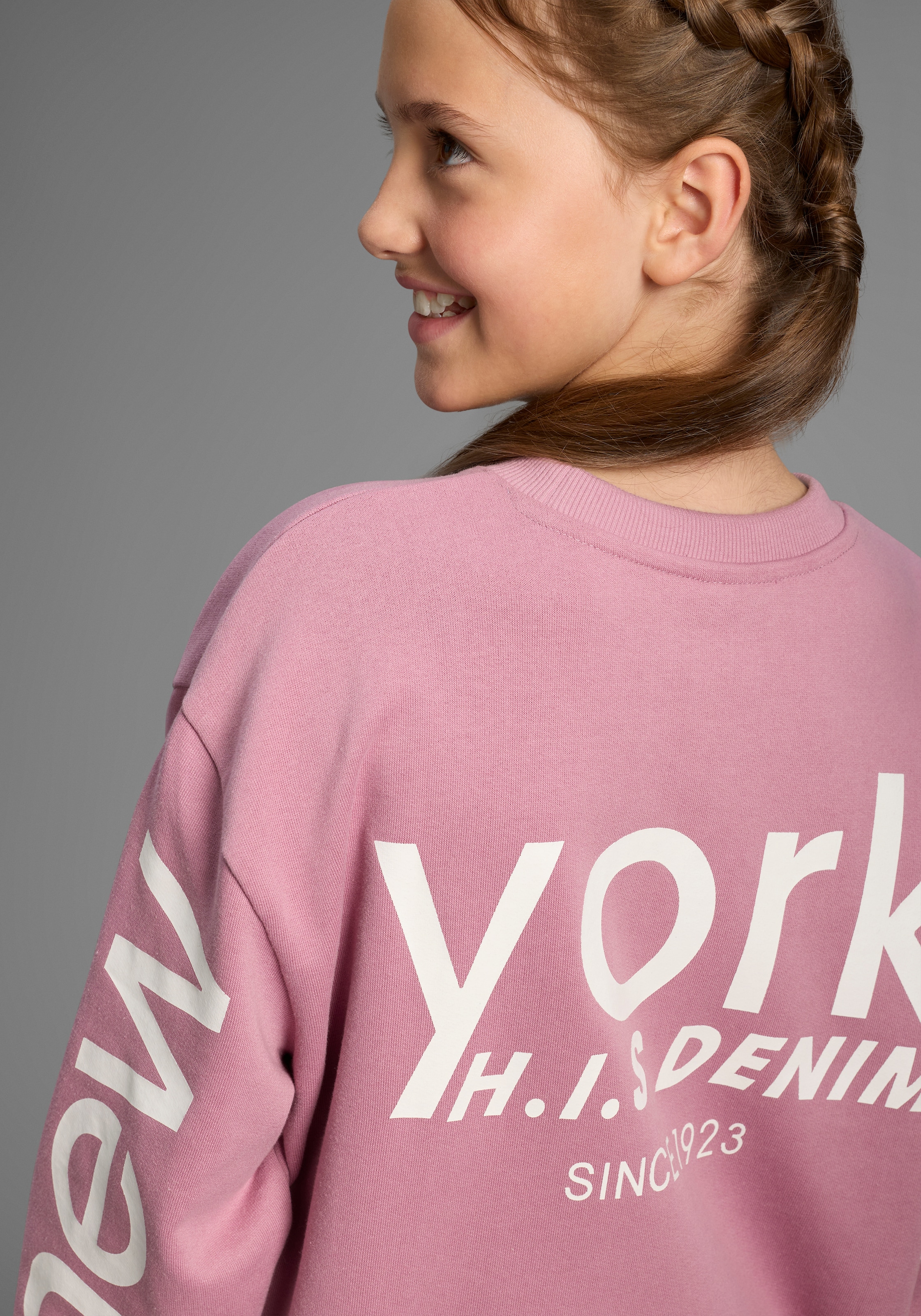 H.I.S Sweatshirt »Sweatshirt Rückenprint«, Sweatshirt mit grossem Rückenprint