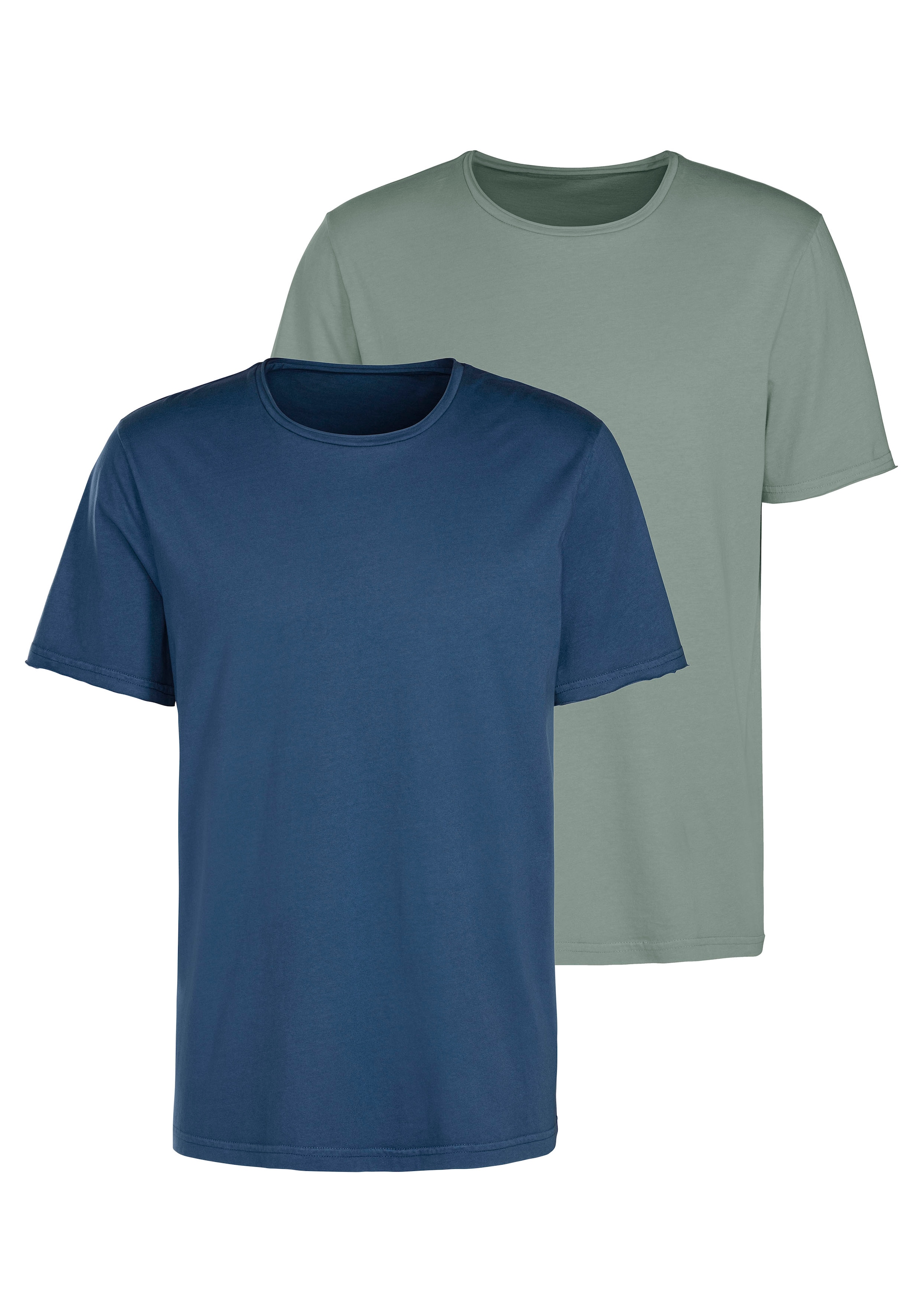 John Devin T-Shirt, Regular Fit, Kurzarm, Freizeitshirt mit Rundhals aus reiner Baumwolle