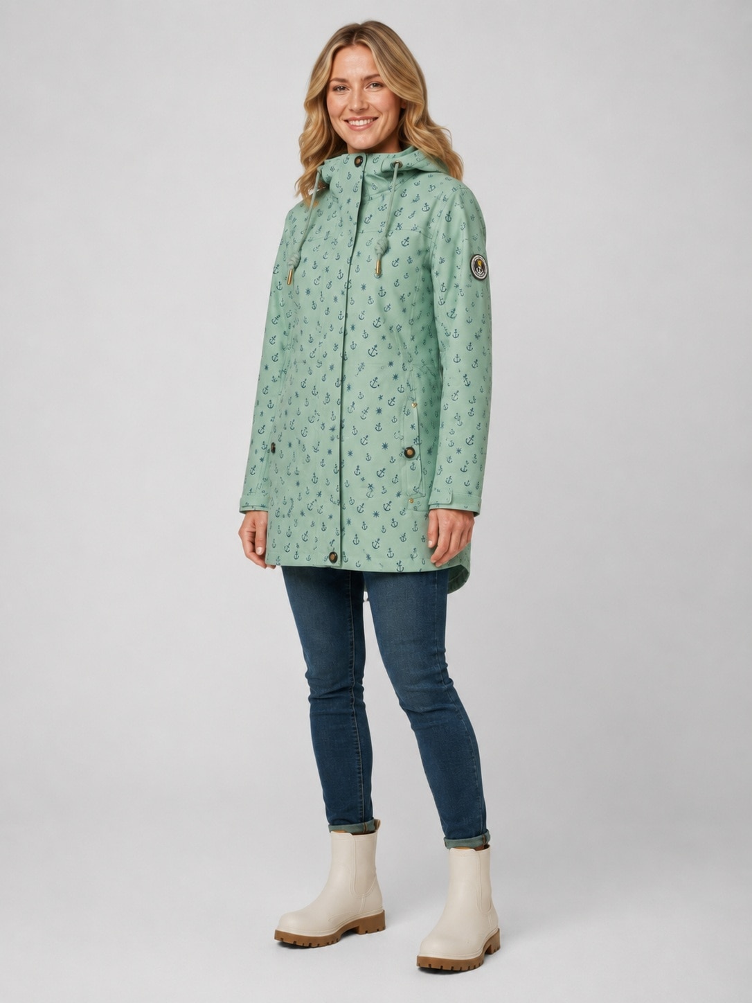 ankerglut Veste softshell »ANKERGLUTSCHEIN« avec capuche également disponible en grandes tailles