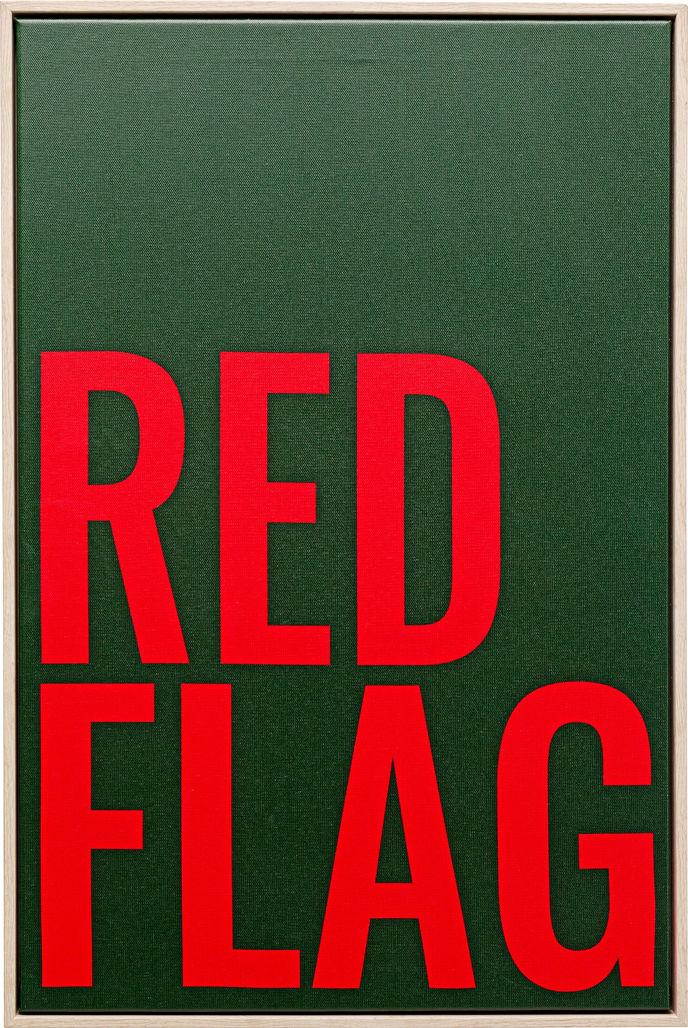 Image of Kare Design Bild mit Rahmen "Gerahmtes Bild Red Flag 40x60cm"