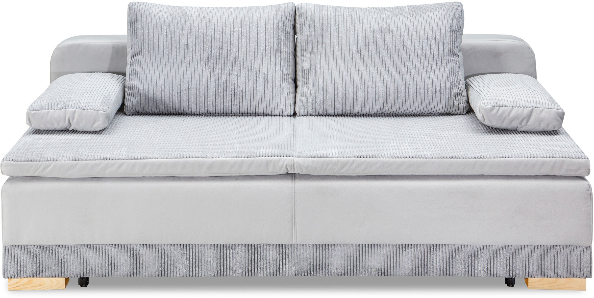Home affaire Schlafsofa "Ben, B: 200 cm, Liegefl. 158x198 cm" Schlaffunktion & Bettkasten, Dauerschlafsofa mit Boxspring
