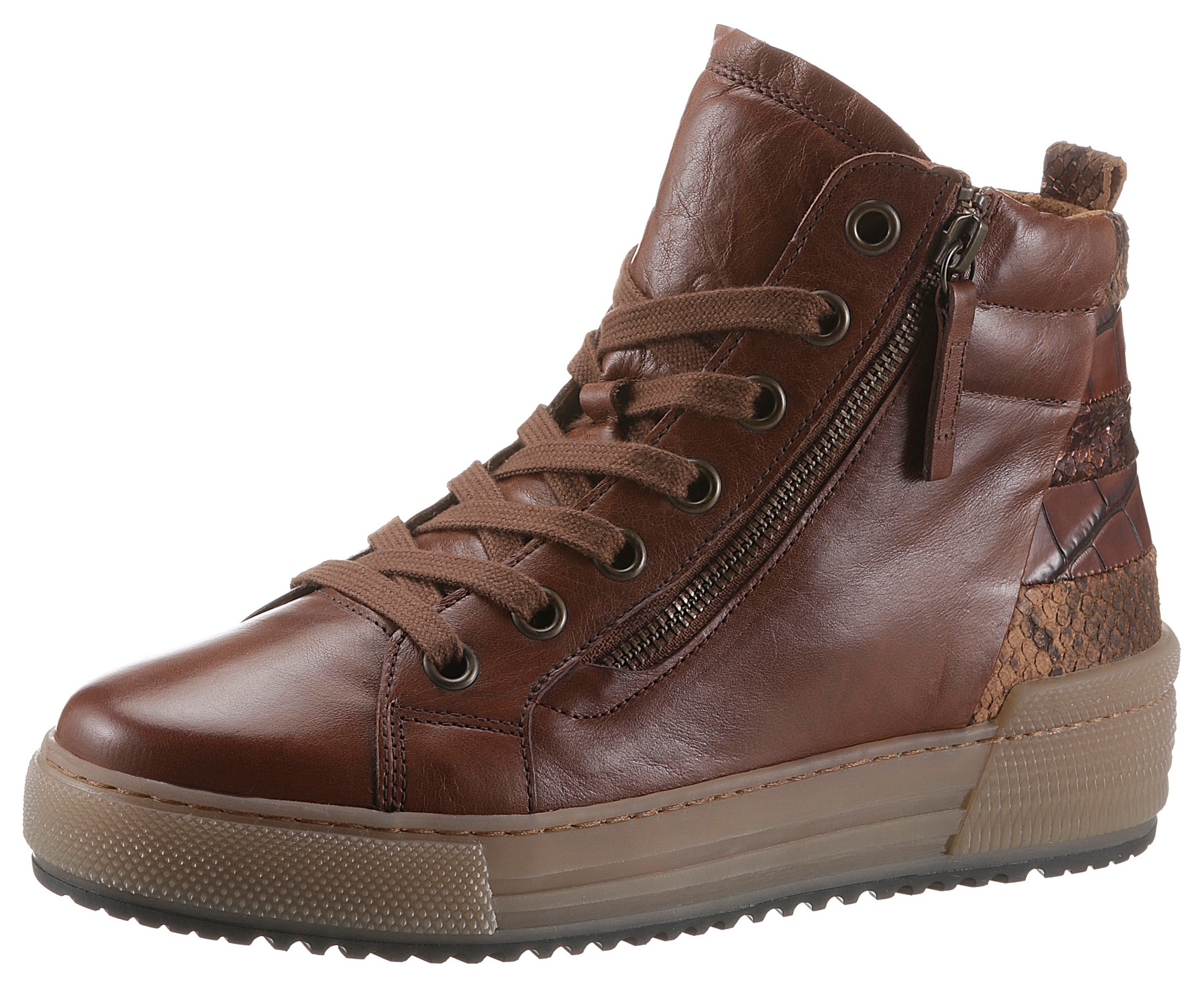 Image of Gabor Schnürboots, mit Besätzen in Reptilienoptik bei Ackermann Versand Schweiz