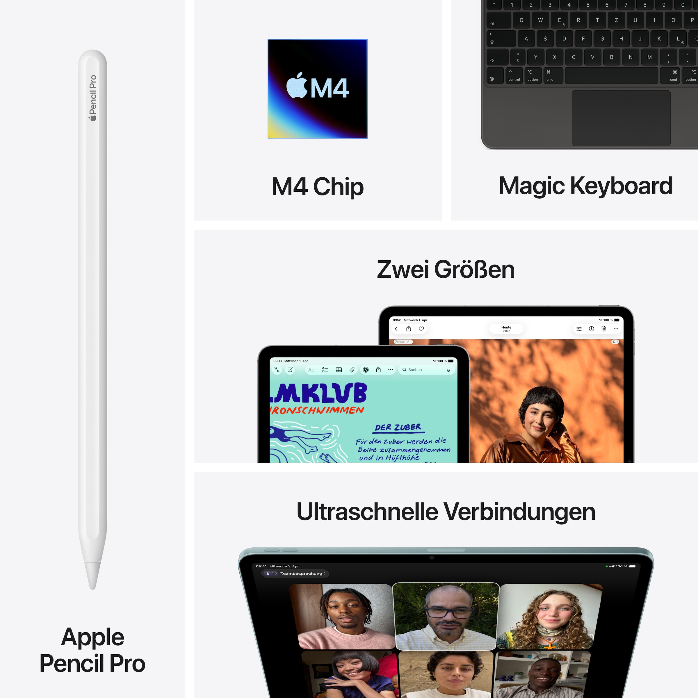 Apple Tablettes »11" iPad Air Wi-Fi + Cellular« (27,9 cm / 11 ″) iPadOS )