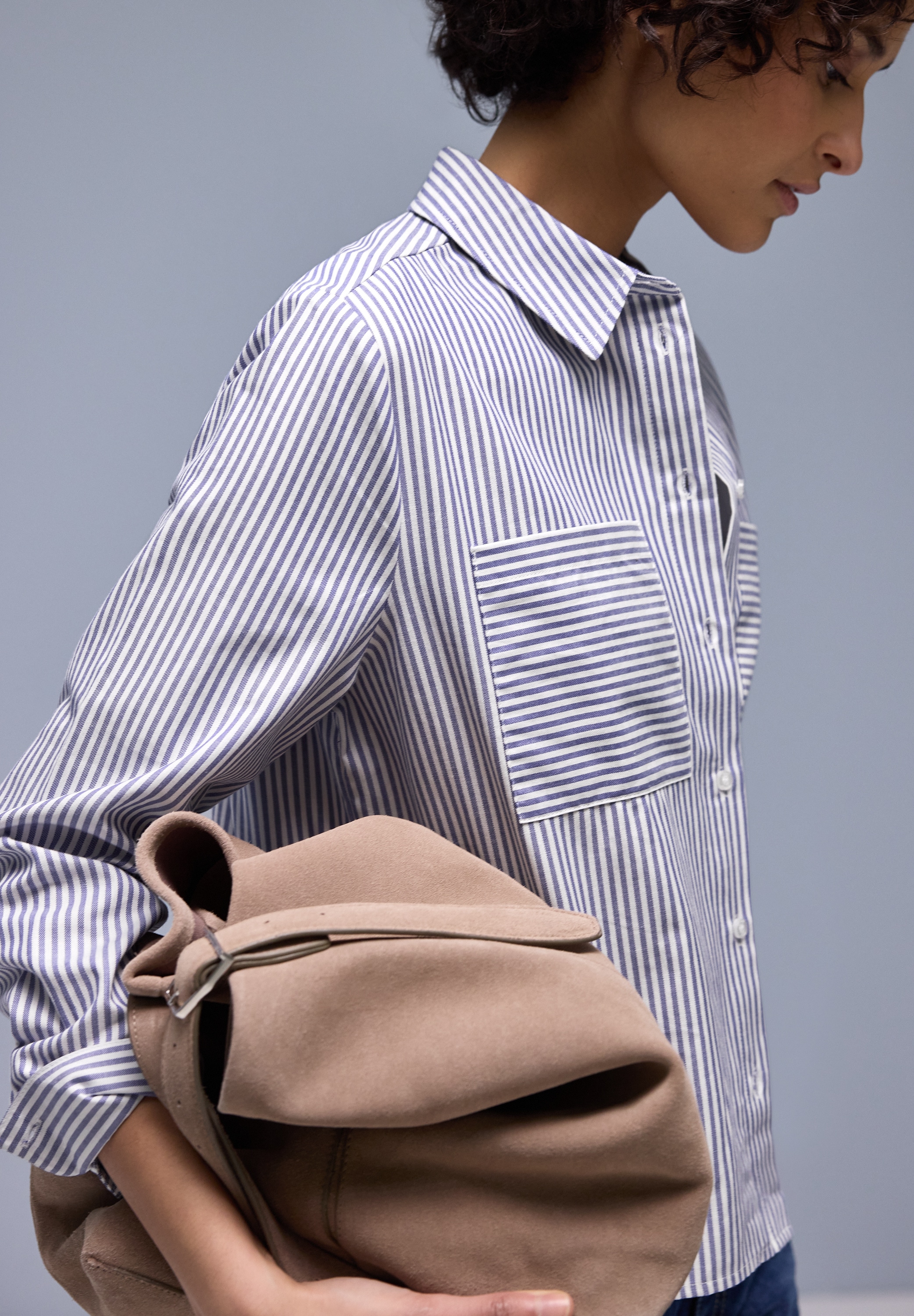 STREET ONE Blouse chemise mit Brust Taschen