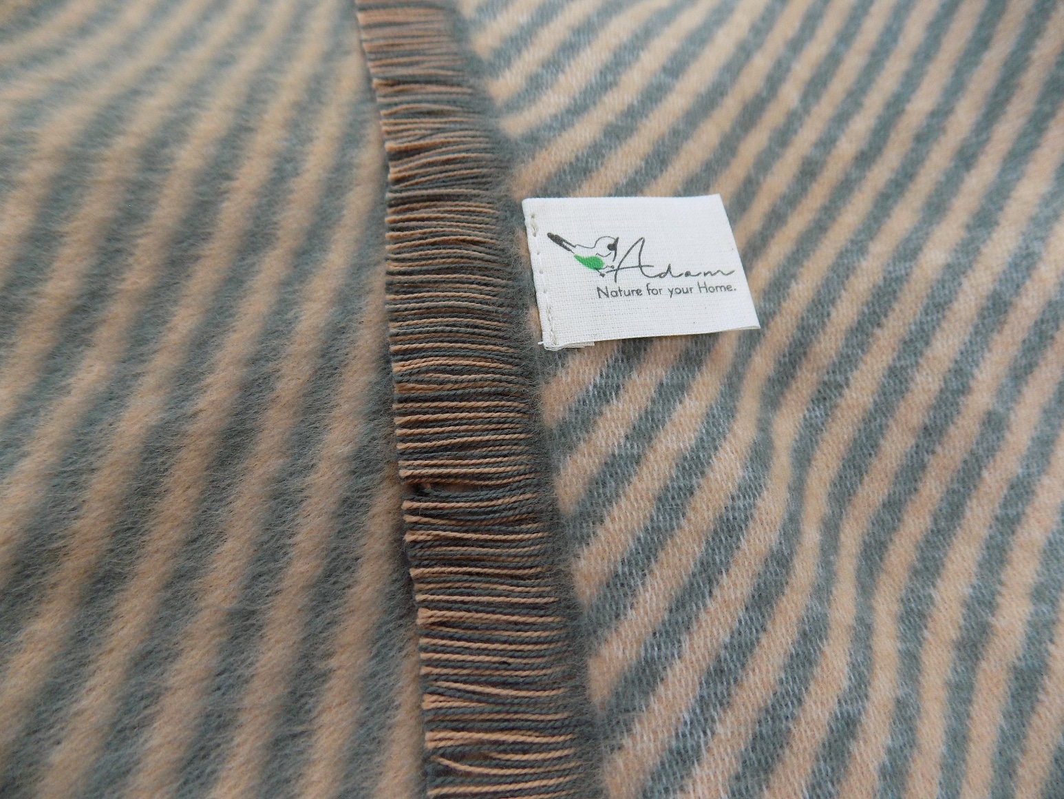 Adam Wohndecke »Stripes«, GOTS zertifiziert - aus Bio-Baumwolle, Kuscheldecke