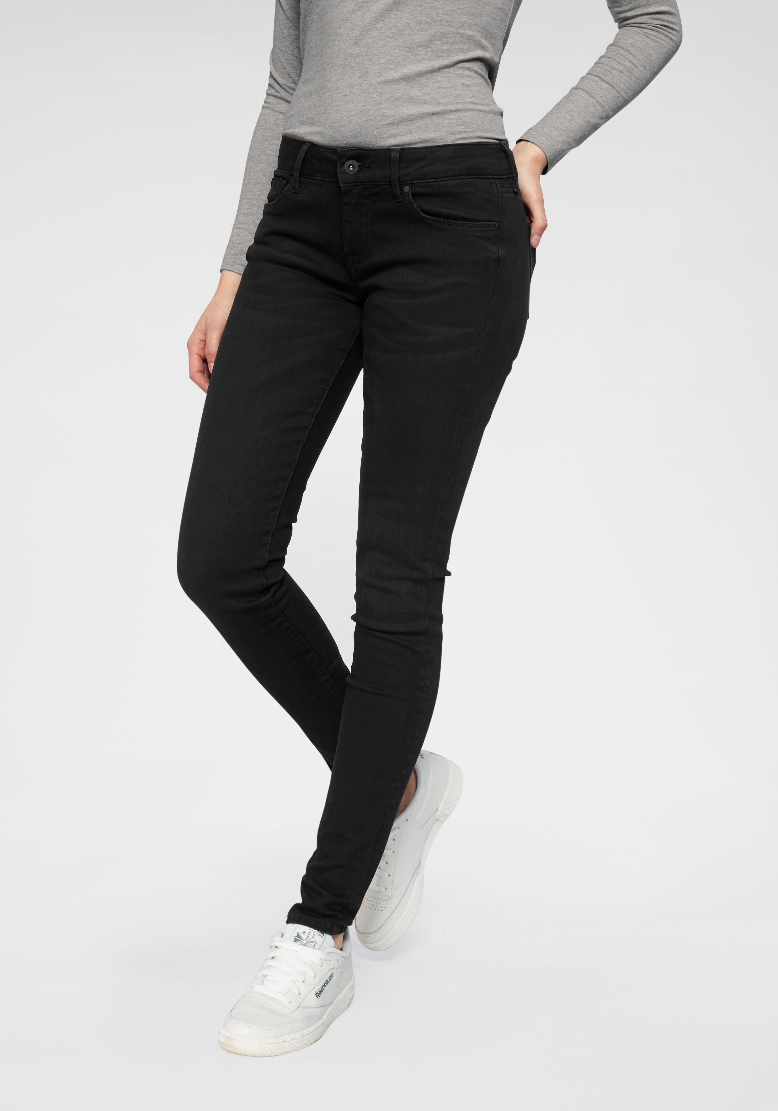 Pepe Jeans Skinny-fit-Jeans »SOHO«, im 5-Pocket-Stil mit 1-Knopf Bund und Stretch-Anteil-Pepe Jeans 1