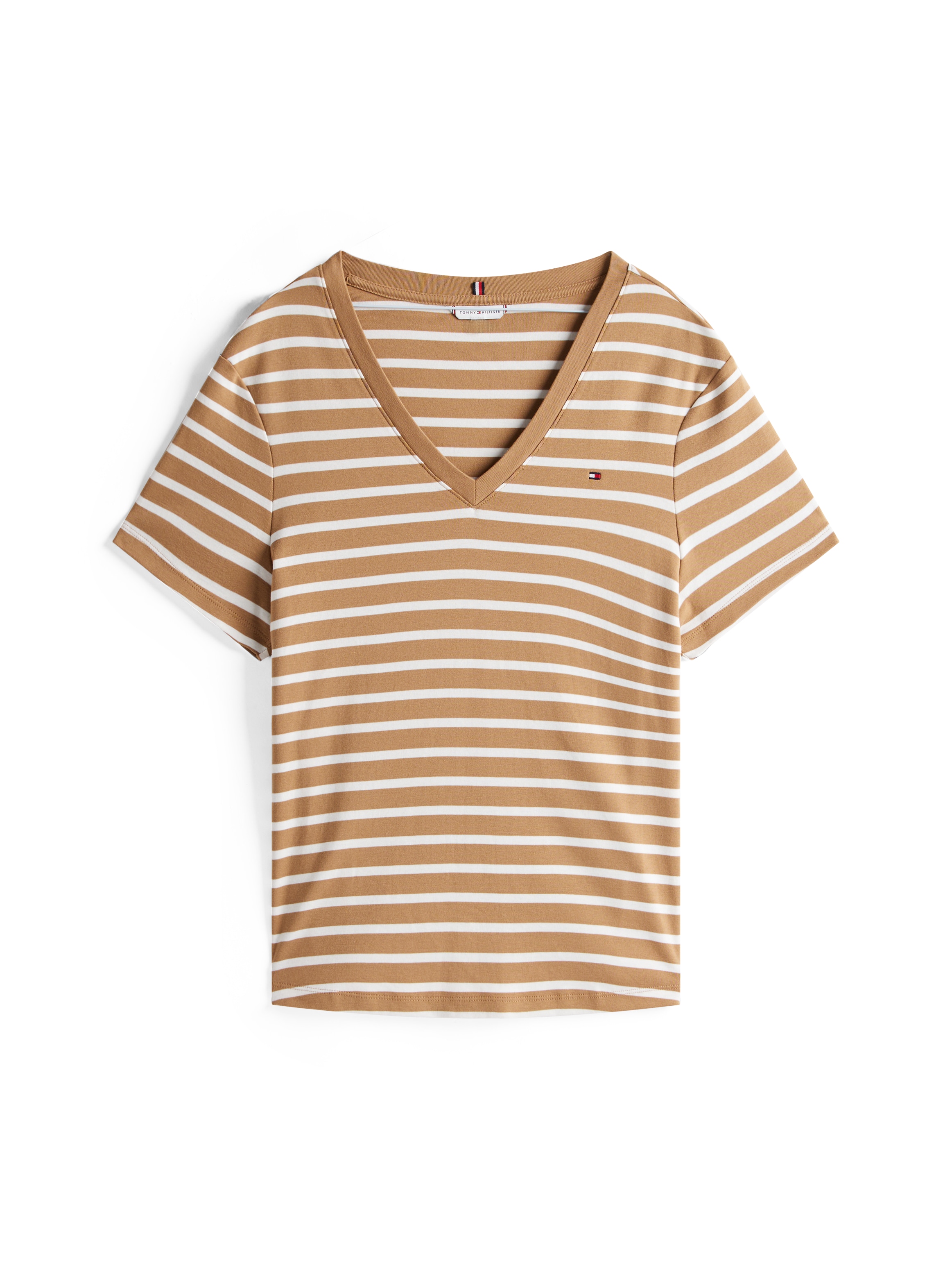 Tommy Hilfiger Curve V-Shirt »CRV SLIM CODY V-NK SS«, in Grossen Grössen