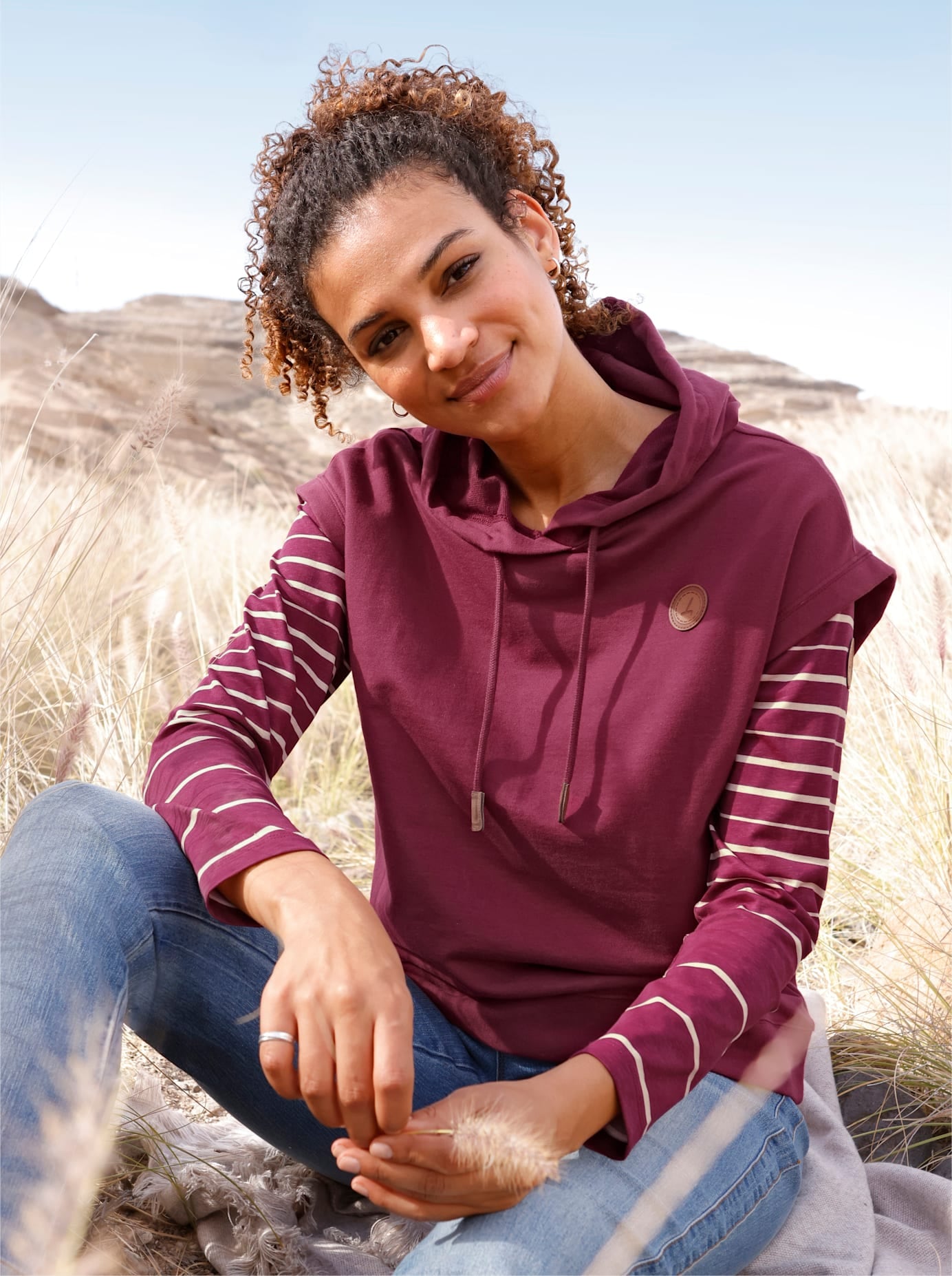 Image of Casual Looks Kapuzenshirt "Kapuzen-Shirt" 1