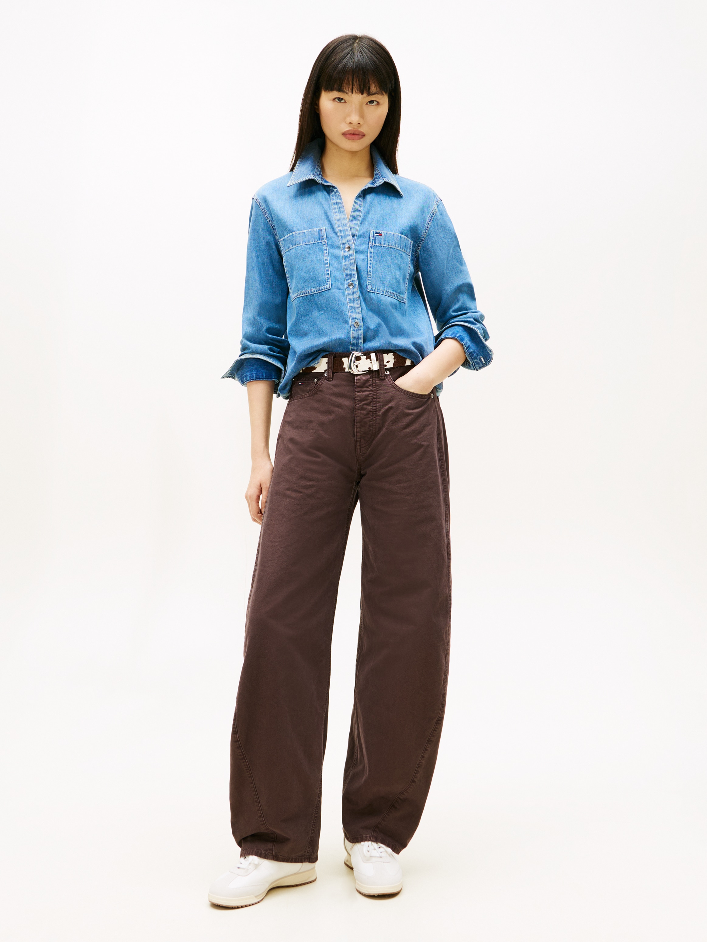 Tommy Jeans Jeansbluse »REGULAR FIT SHIRT«