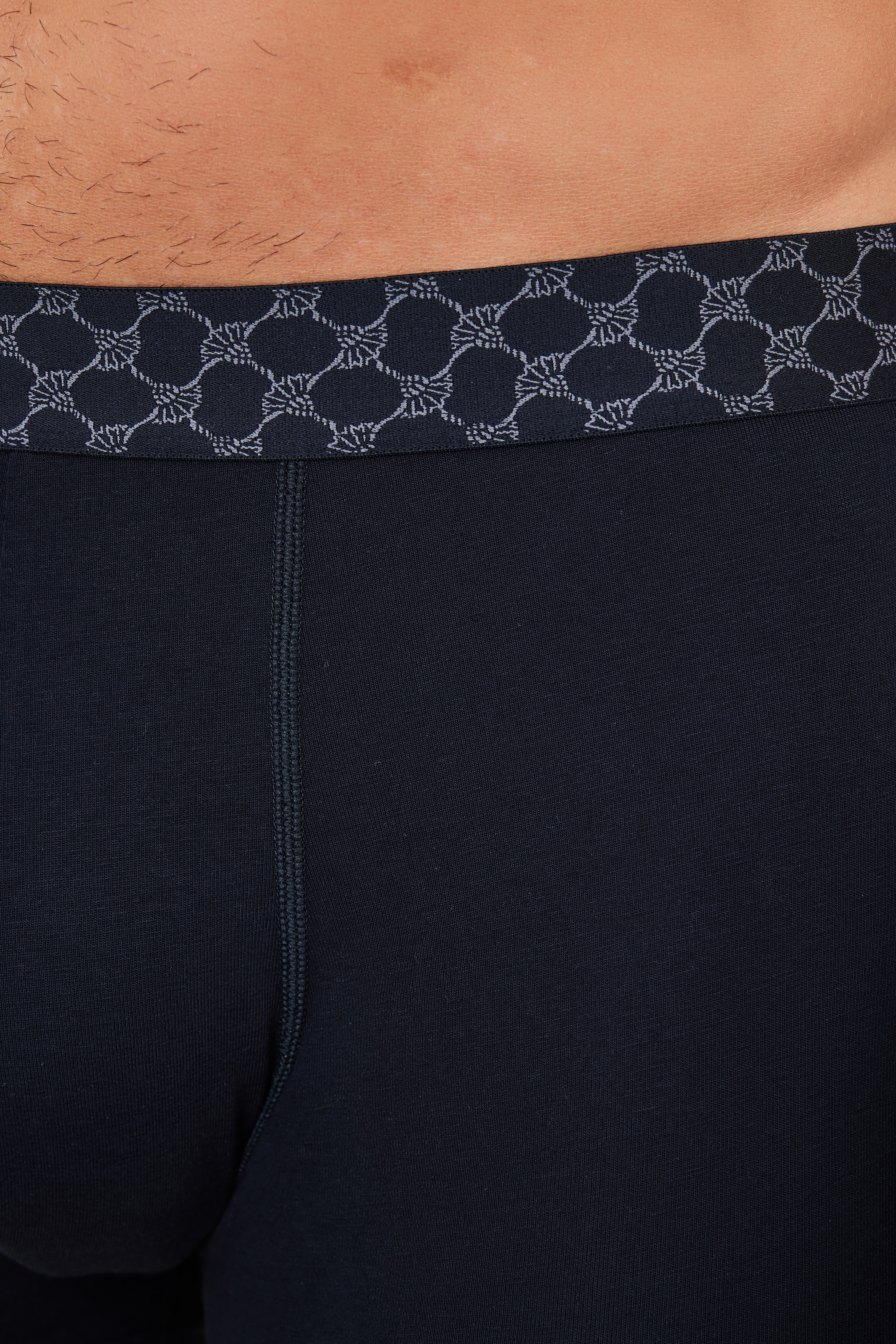 JOOP! Boxershorts »Everyday« 3er Pack,  Baumwoll-Mix, Cornflower-Design-Bund, elastisch, ohne Eingriff