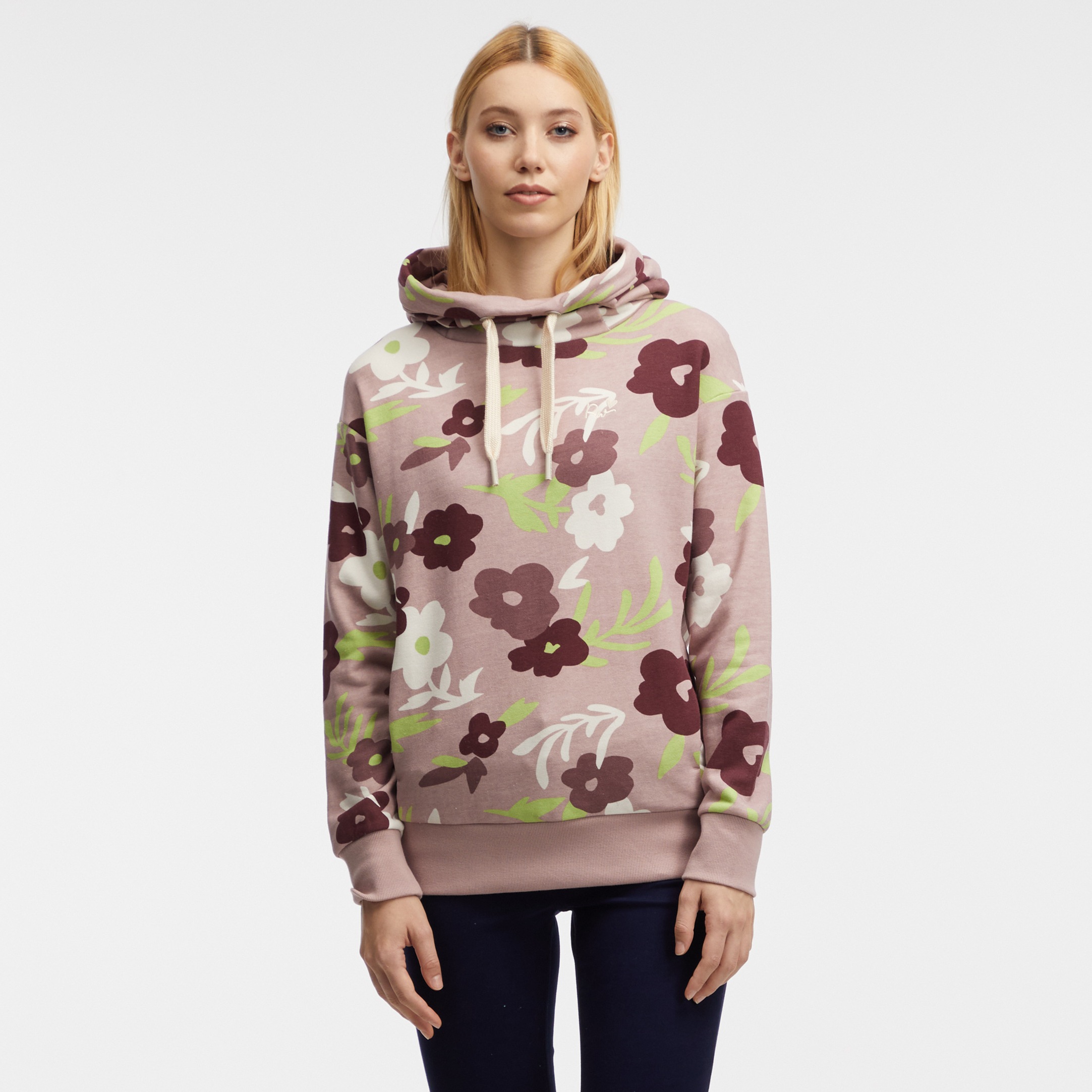 Ragwear Kapuzensweatshirt »YODIS PRINT«, floraler Allover Print