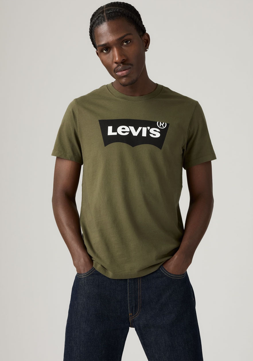 Image of Levis T-Shirt "Batwing Logo Tee" mit Logo-Front-Print