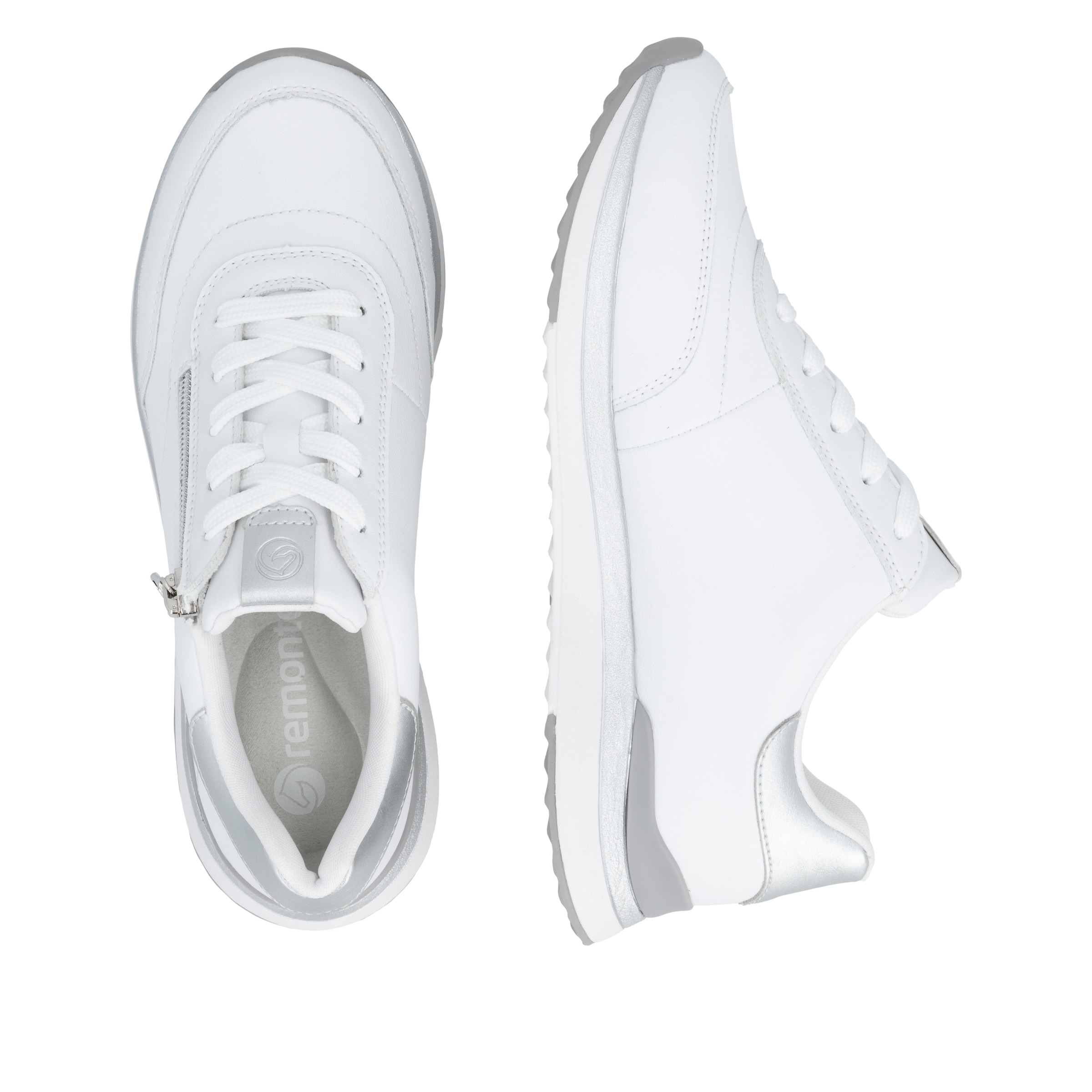Remonte Baskets à plateforme  chaussure à lacets, chaussure basse, sneaker de loisirs avec col rembourré