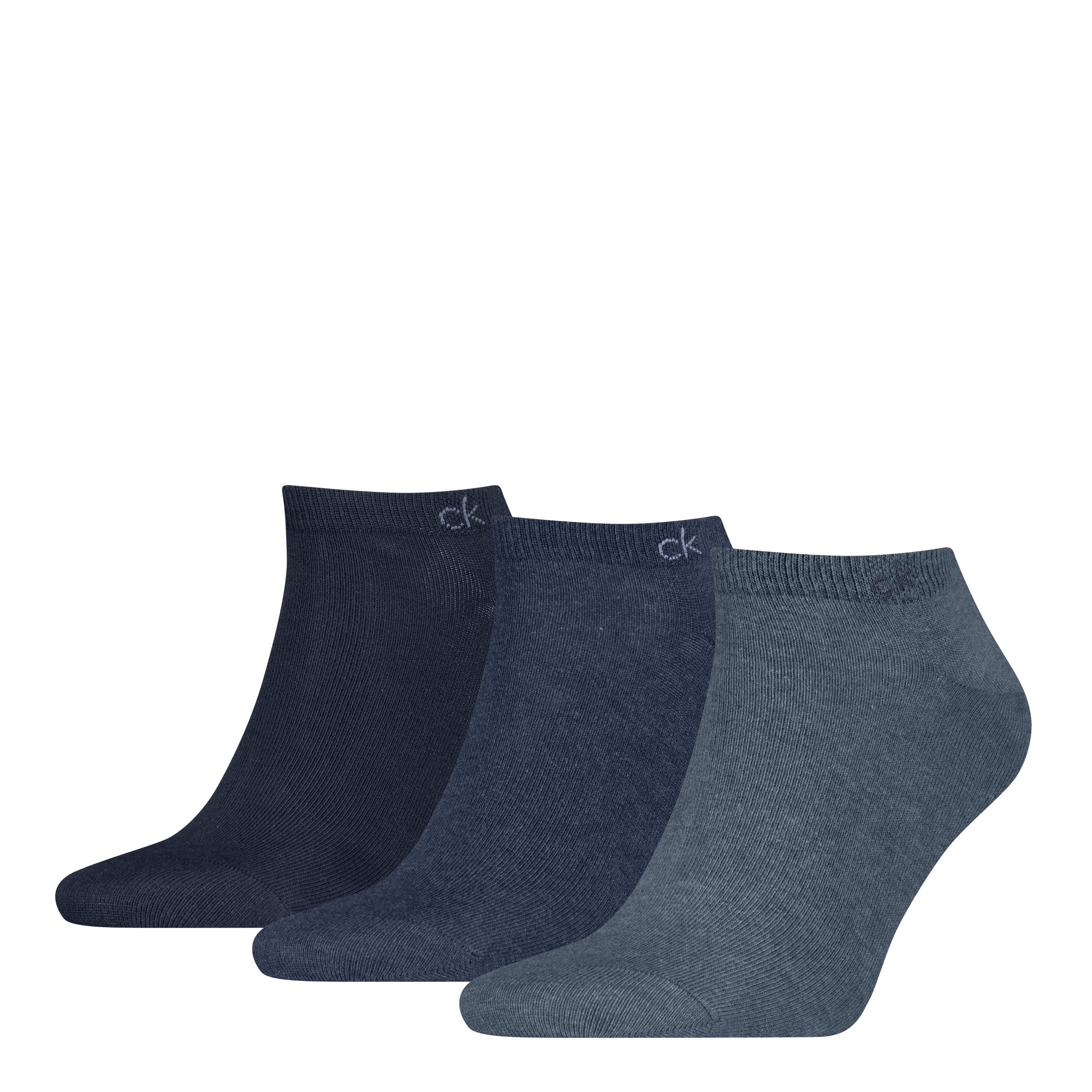 Calvin Klein Chaussettes de baskets »CK MEN SNEAKER 3P« 3 paires,  avec petit bord côtelé, mélange coton, élastique