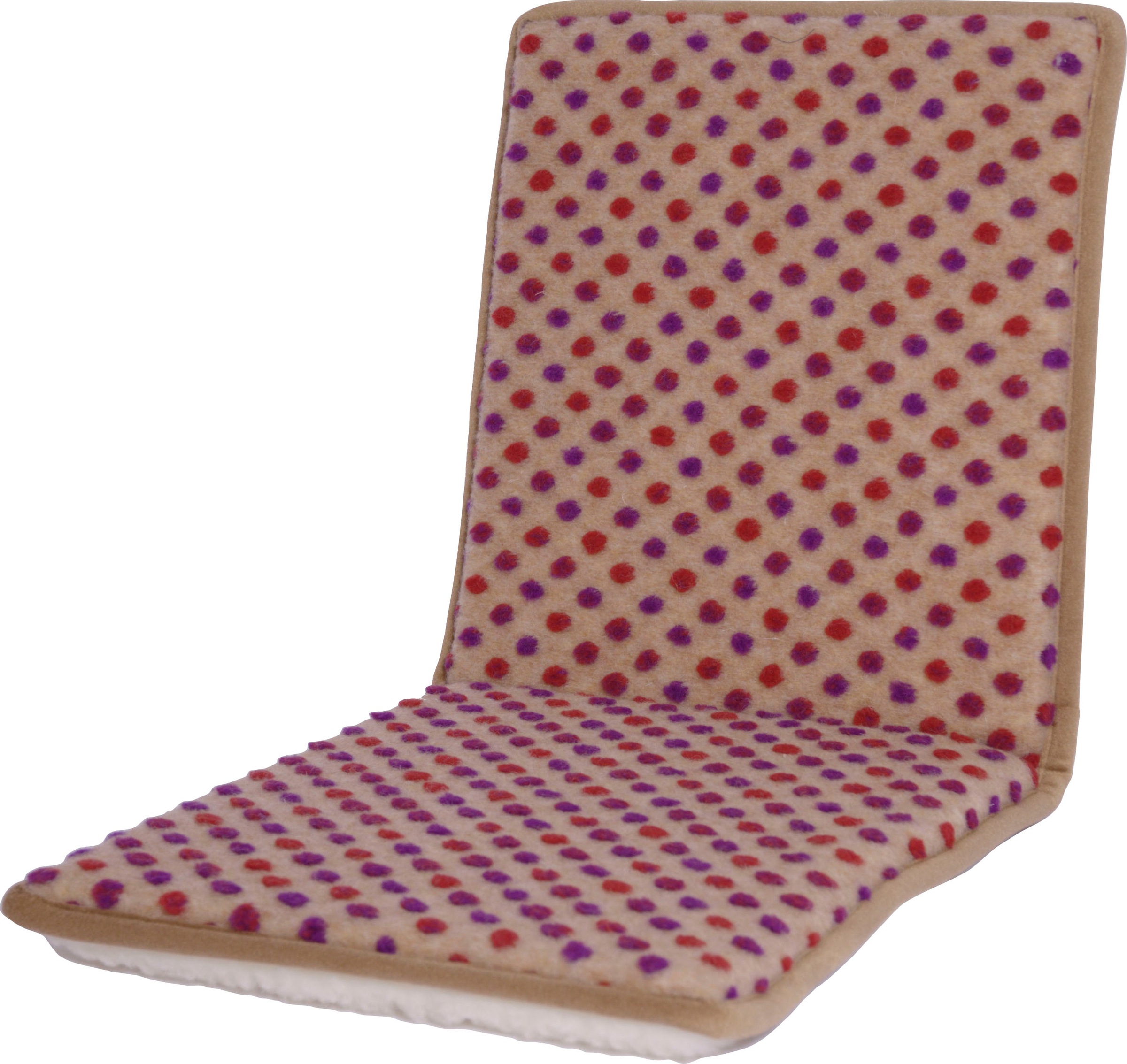 Image of Linke Licardo Stuhlkissen »Doppelstuhl Punkte«, (1 St.), Doppelstuhlkissen aus reiner Schurwolle bei Ackermann Versand Schweiz