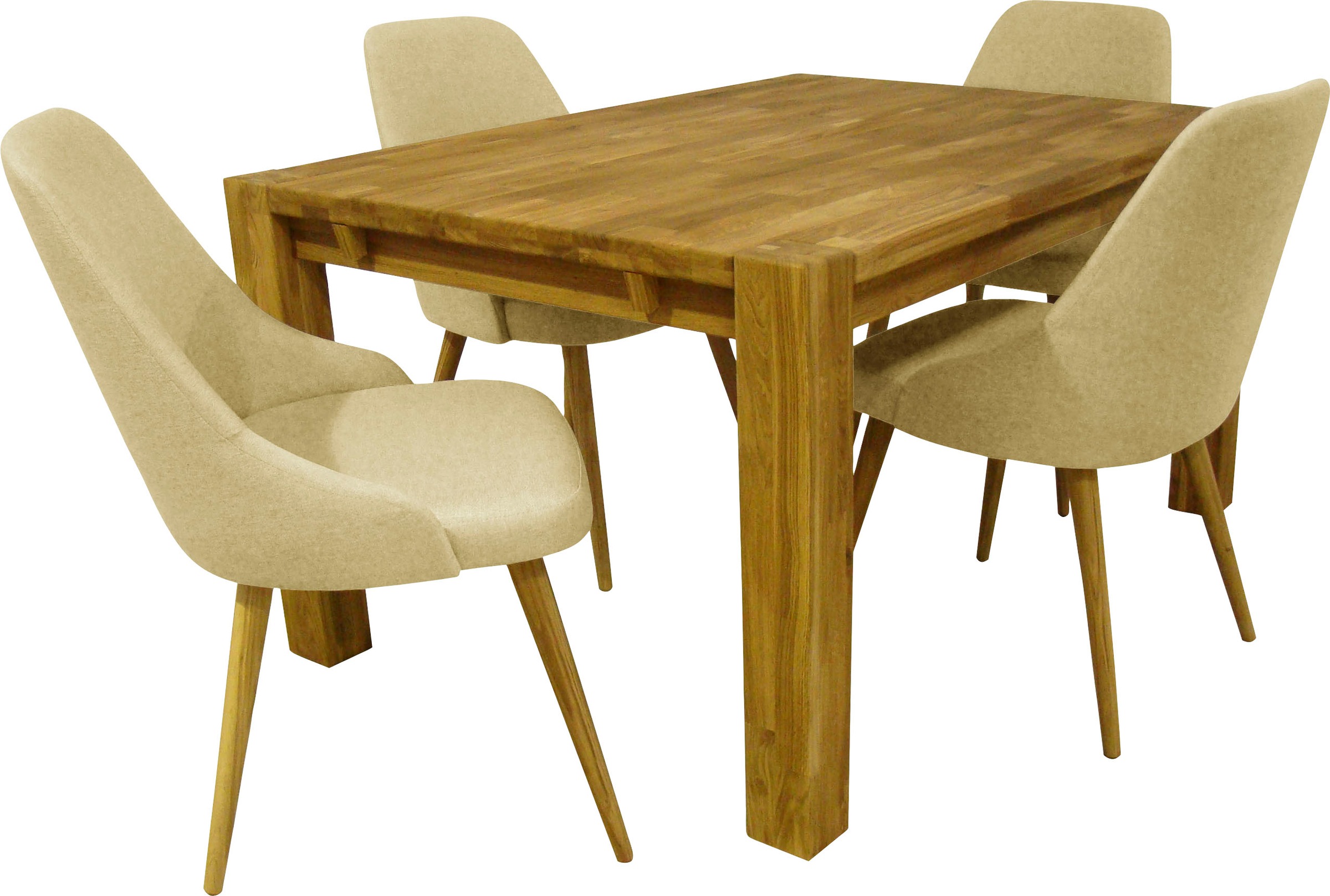 Image of Home affaire Essgruppe »Tim«, (Set, 5 tlg.), bestehend aus einem Esstisch und zwei verschiedenen Stuhlvarianten wählbar bei Ackermann Versand Schweiz