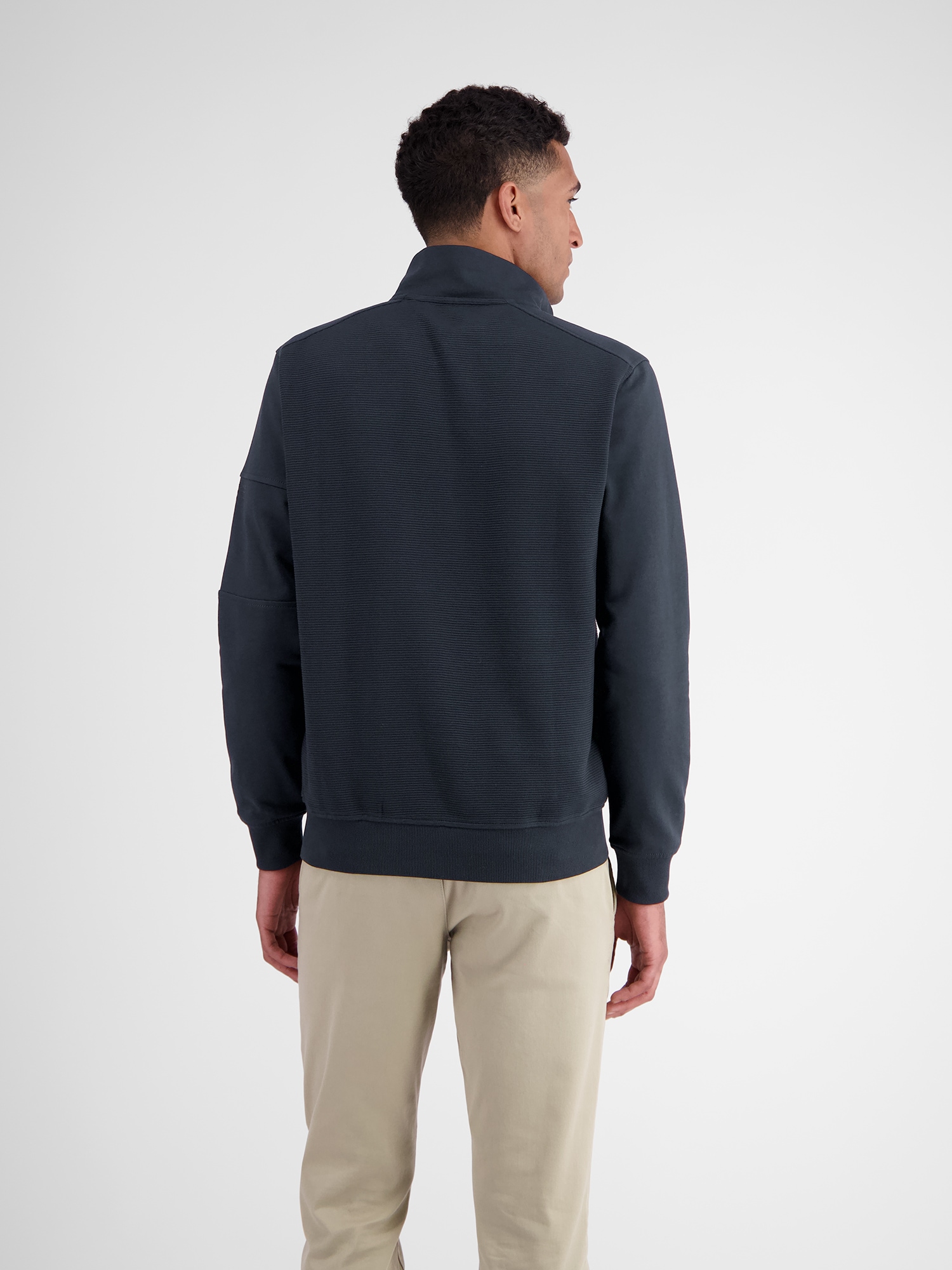 LERROS Sweatshirt »Herren Sweatshirt mit Troyerkragen«
