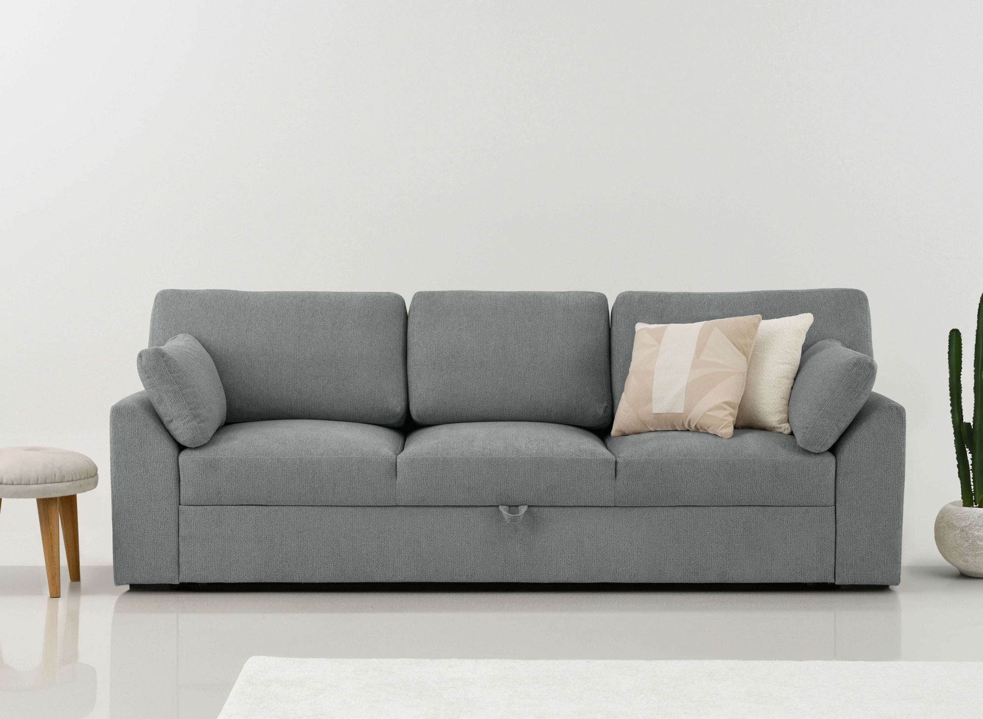 3-Sitzer »Citry Schlafsofa«, Breite 233 cm, Chenille, mit Bettfunktion, Liegefläche...