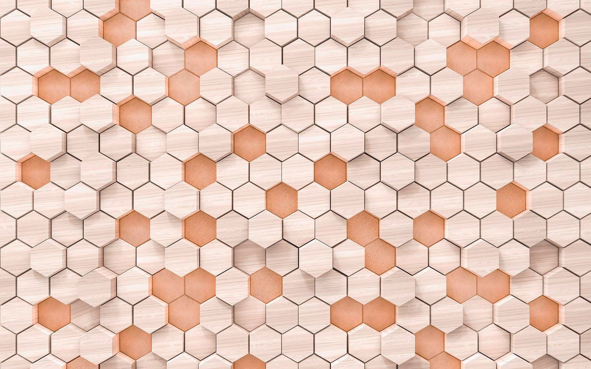 Image of Komar Vliestapete "Digitaldruck Vlies - Woodcomb braun - Grösse 400 x 250 cm" bedruckt glatt Wohnzimmer, Schlafzimmer