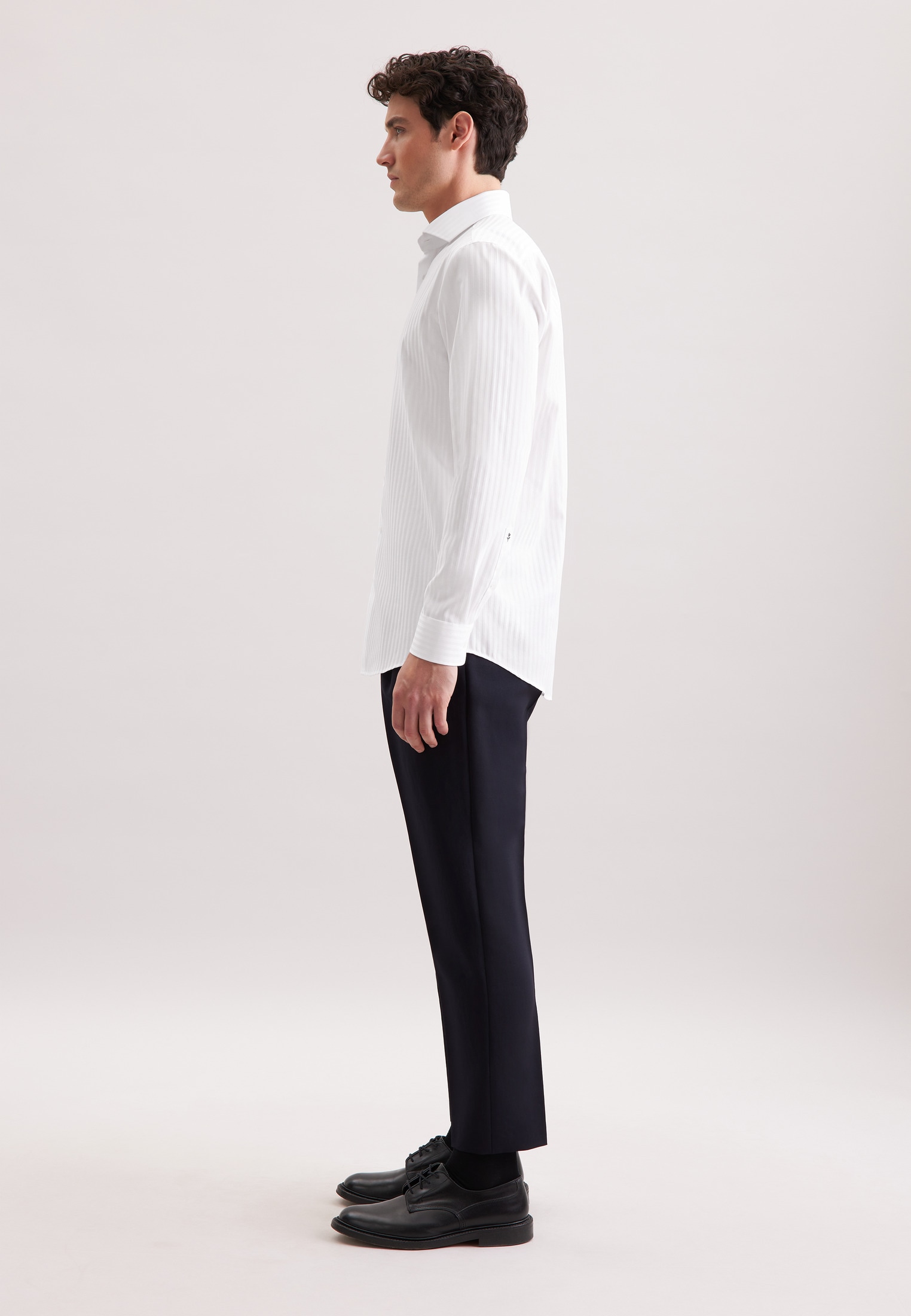 seidensticker Businesshemd »Schwarze Rose« Regular 1/1 Kentkragen Gestreift