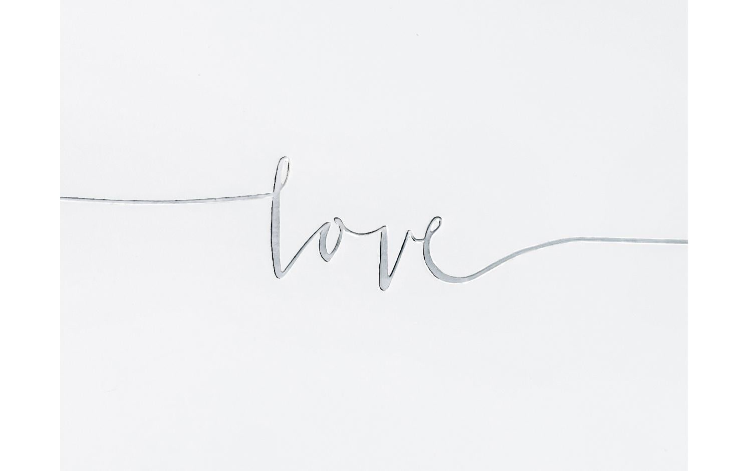 partydeco Notizbuch »Gästebuch Love«