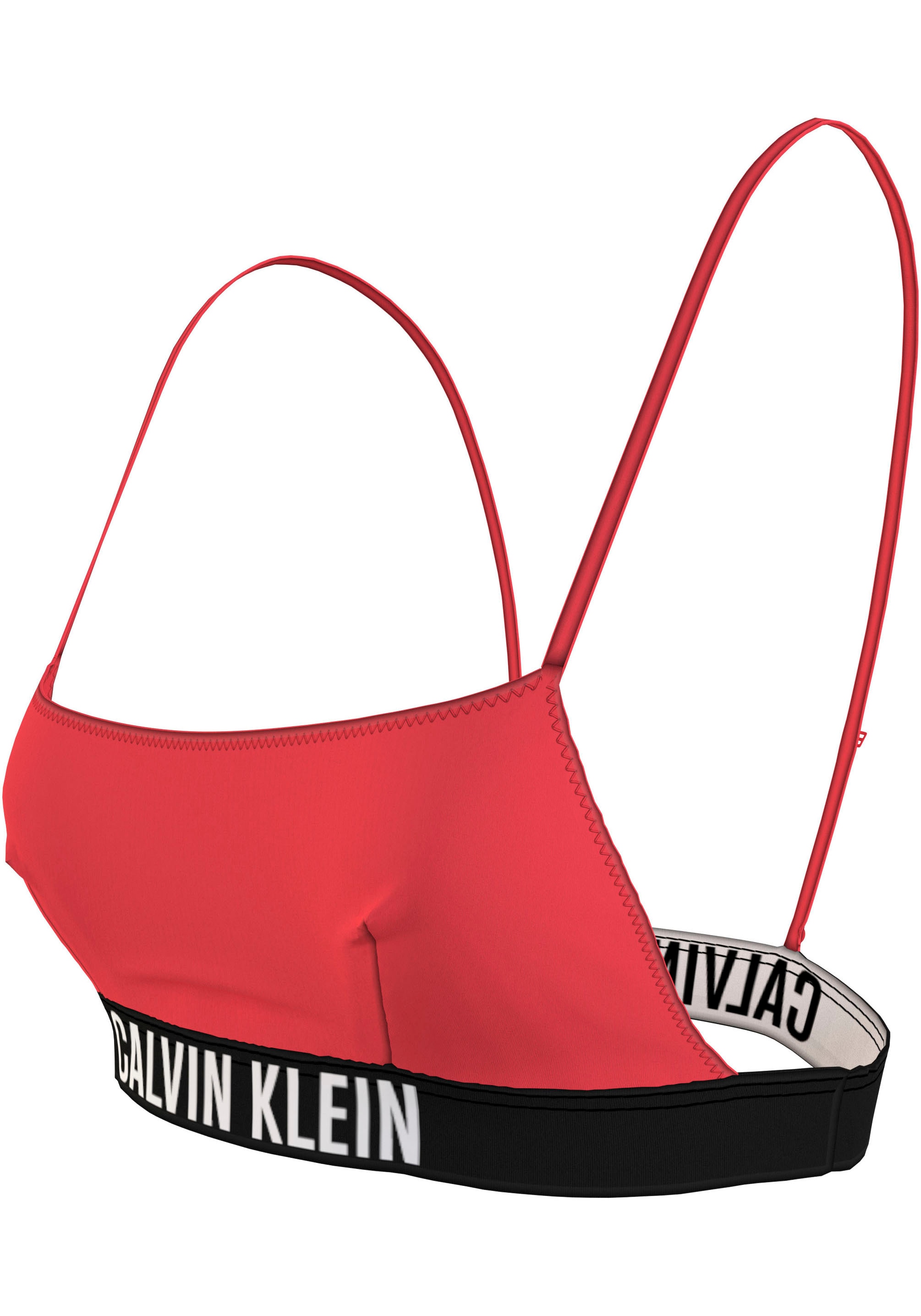 Calvin Klein Swimwear Bandeau-Bikini-Top »BRALETTE-RP«, mit Logobund