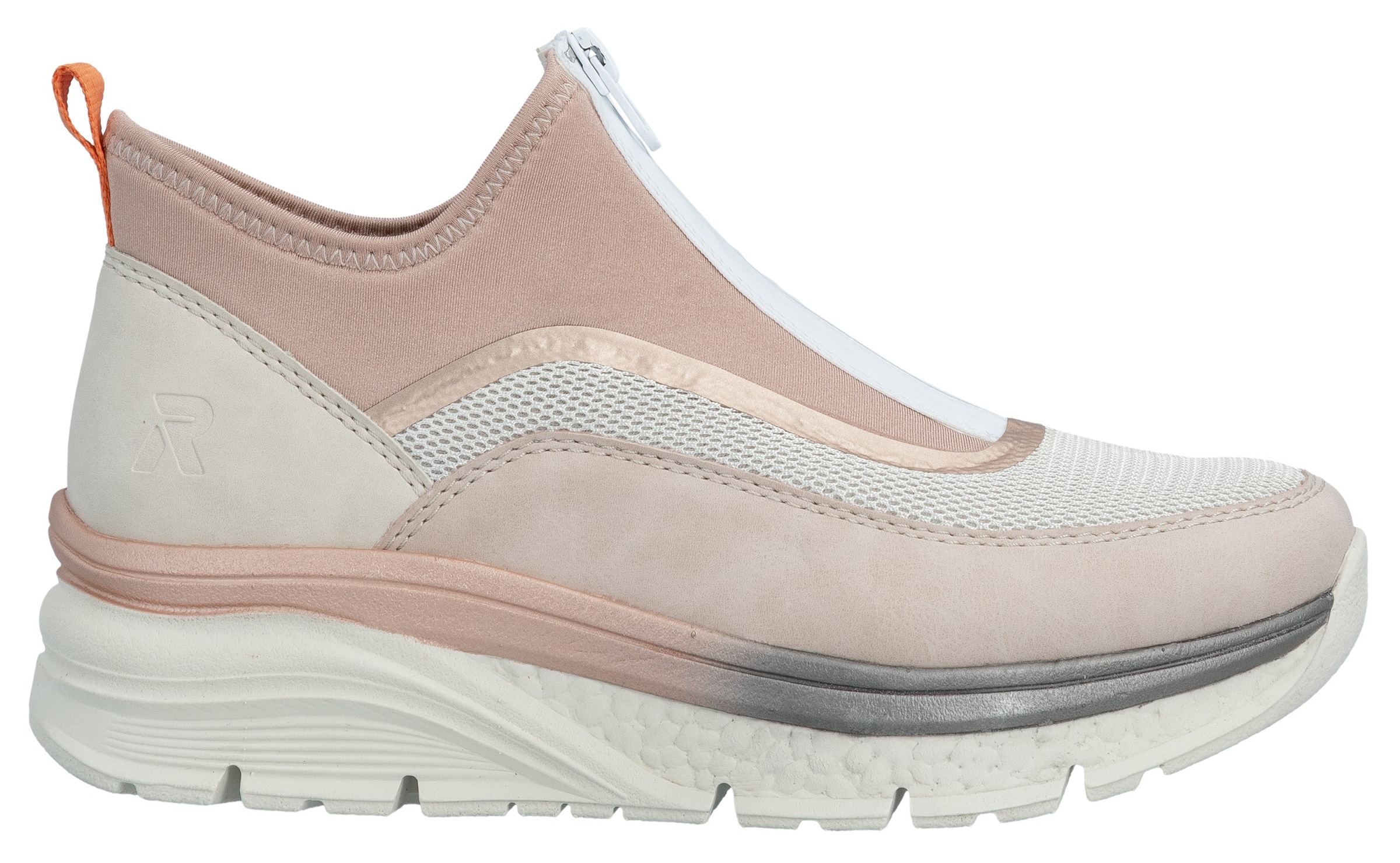 Rieker Schlupfboots  , Keilabsatz, Freizeitschuh, High Top-Sneaker, Reissverschluss