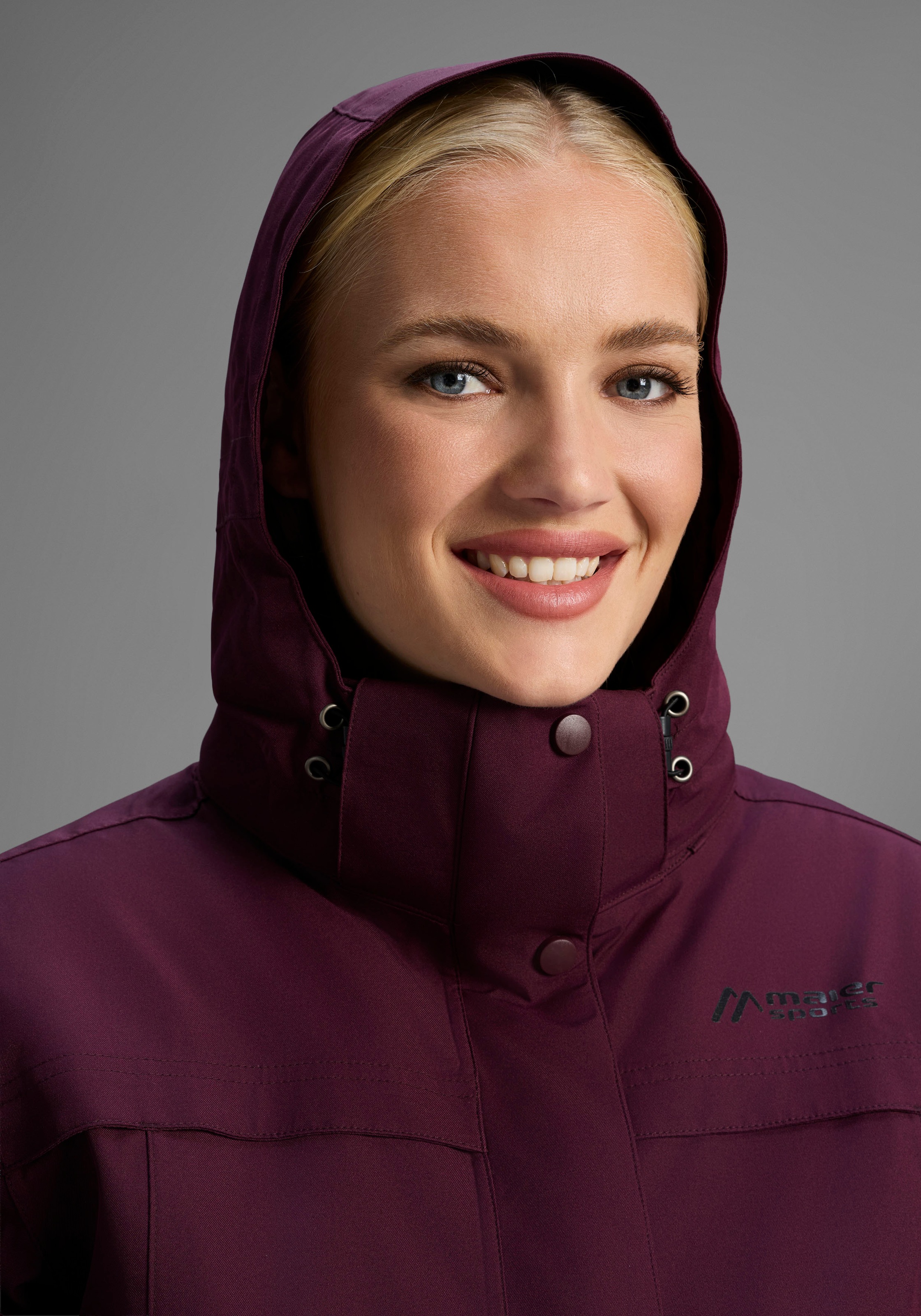 Maier Sports Veste tous temps »DA-JACKE MTEX EL. LISBON« mit Kapuze