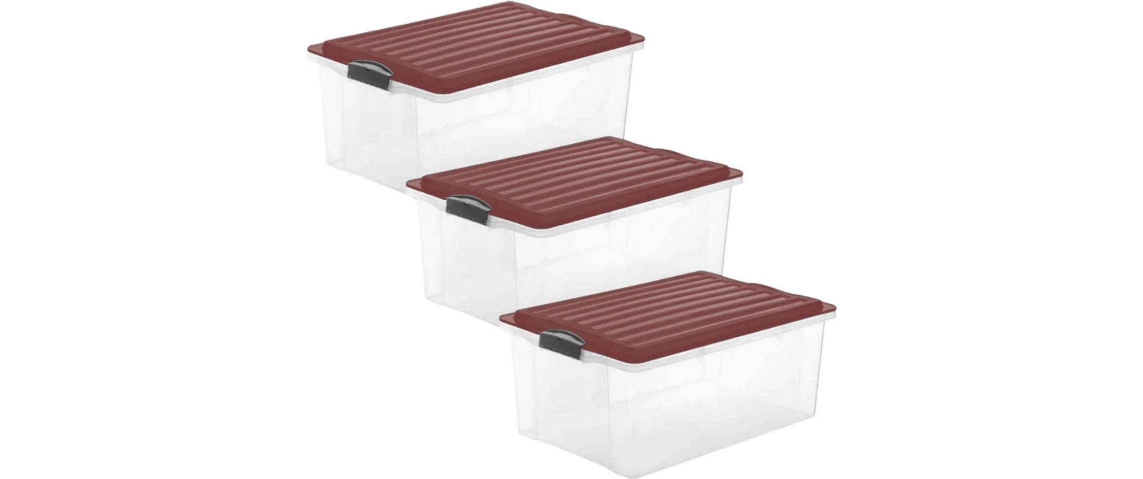 Image of ROTHO Aufbewahrungsbox "COMPACT, 3 tlg."